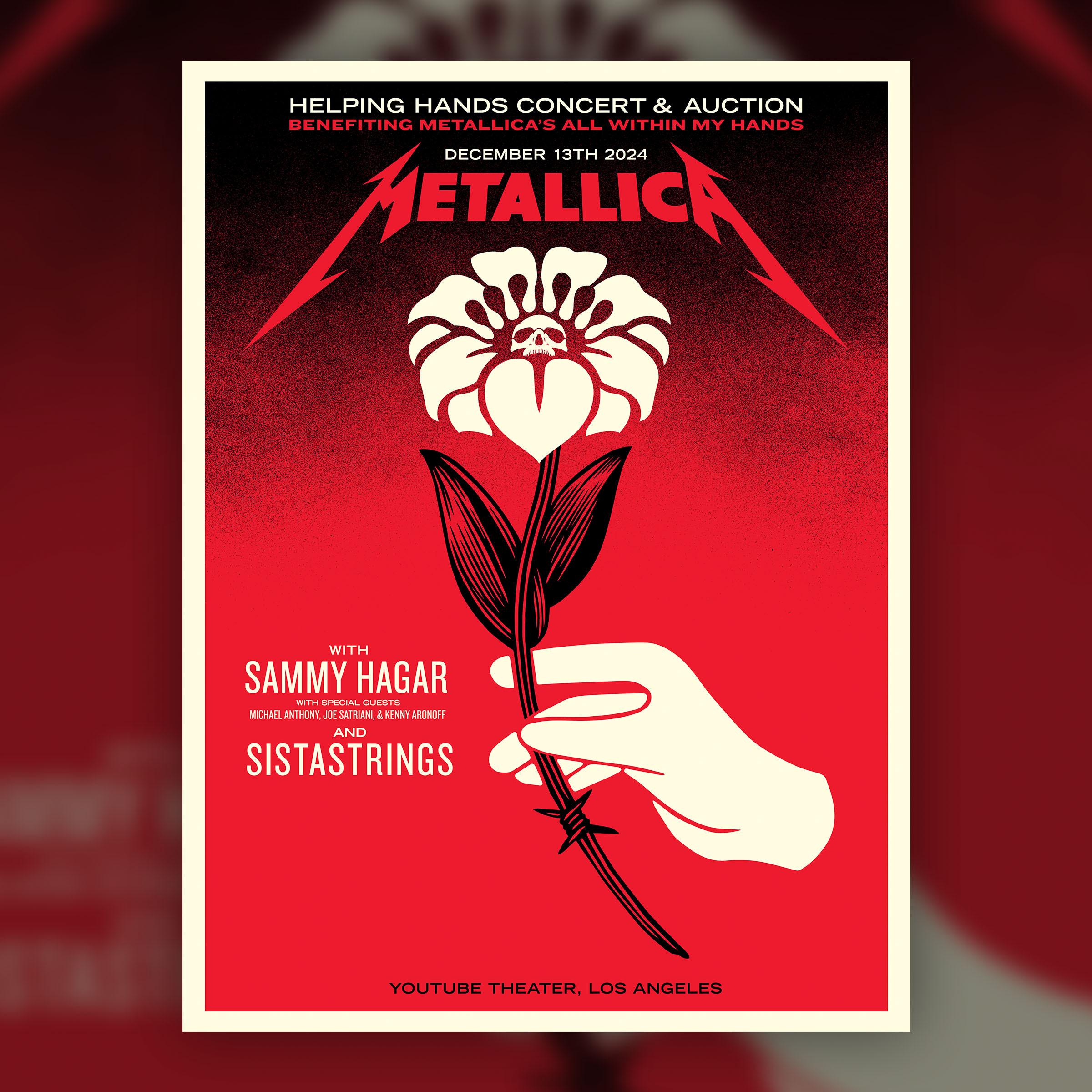 2024 Helping Hands Screen Printed Concert Poster