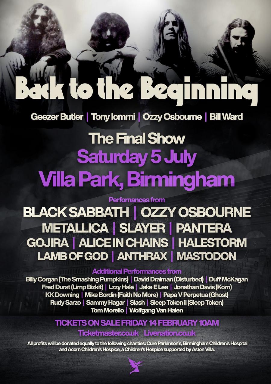 Metallica at Back to the Beginning: Black Sabbath's Final Show at Villa Park in Birmingham, England on July 5, 2025