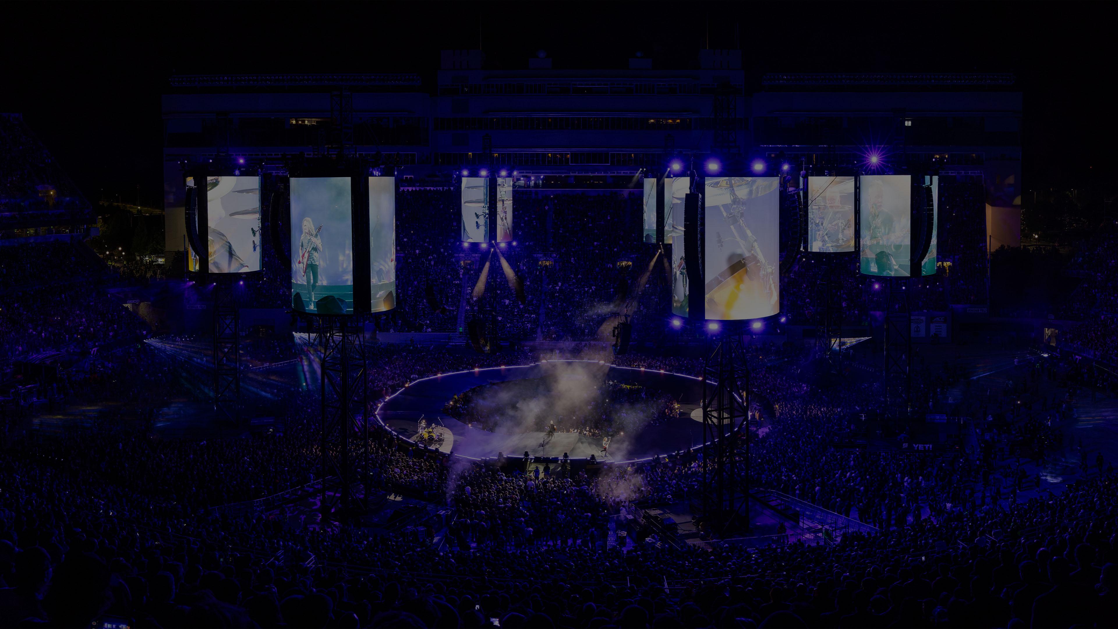 Metallica at Lane Stadium in Blacksburg, Virginia on May 7, 2025, on the M72 World Tour