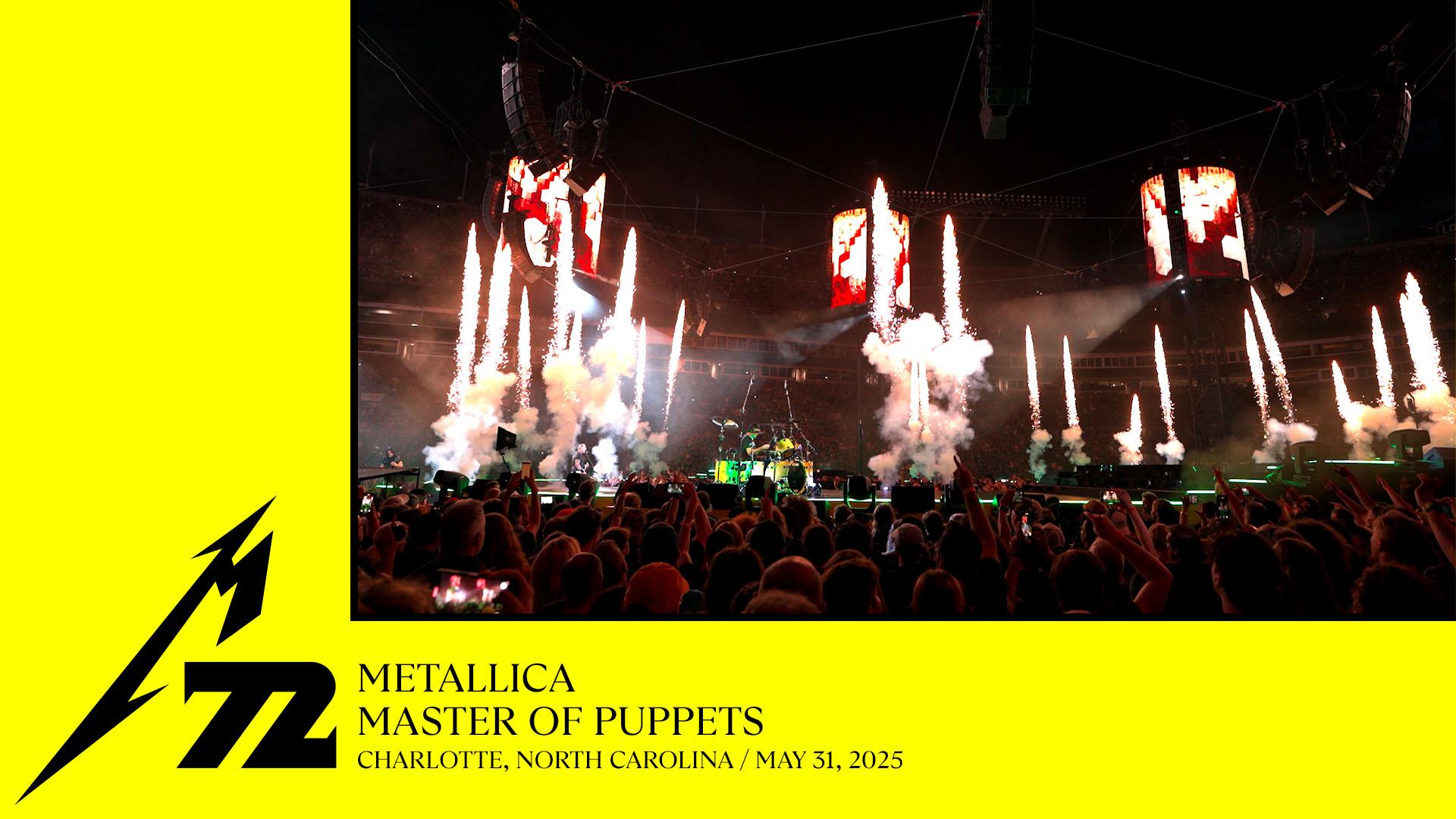 Master of Puppets (Charlotte, NC - May 31, 2025)