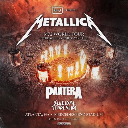 Metallica at Mercedes-Benz Stadium in Atlanta, Georgia on June 3, 2025, on the M72 World Tour