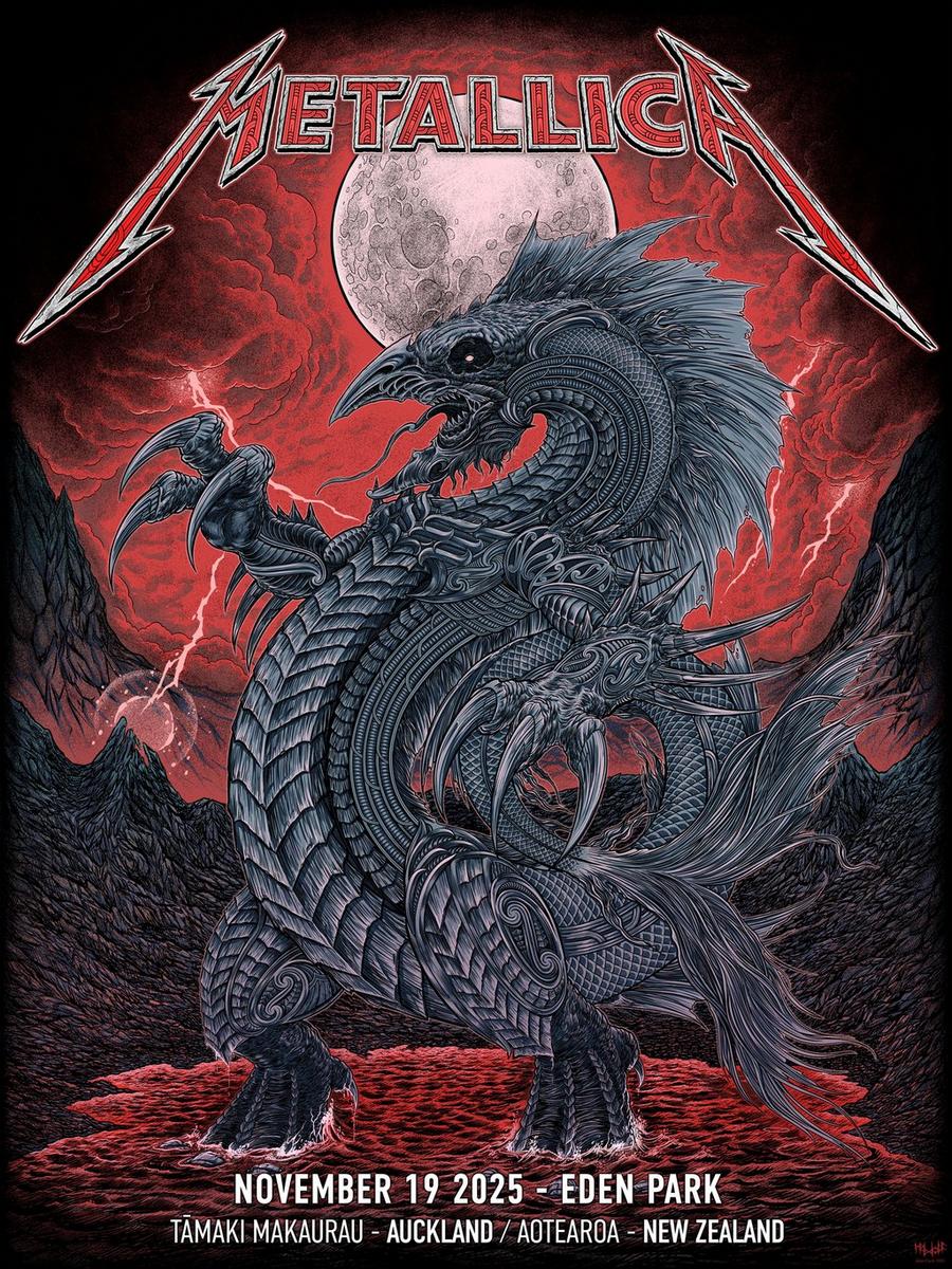 Metallica at Eden Park in Auckland, New Zealand on November 19, 2025, on the M72 World Tour