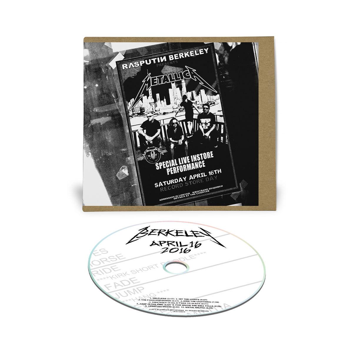 Live Metallica: Berkeley, CA - April 16, 2016 (CD)