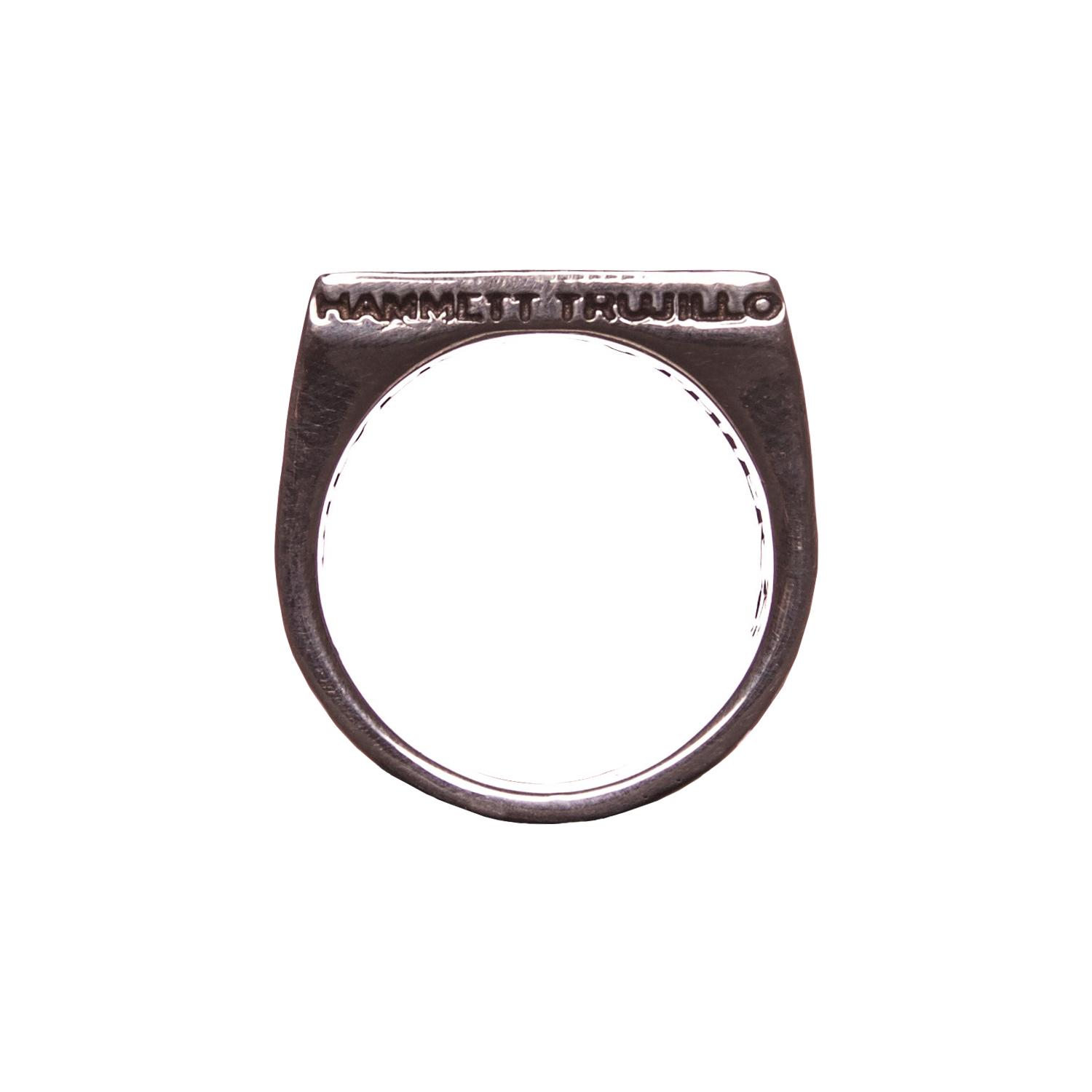 40th Anniversary Silver Ring - Size 13