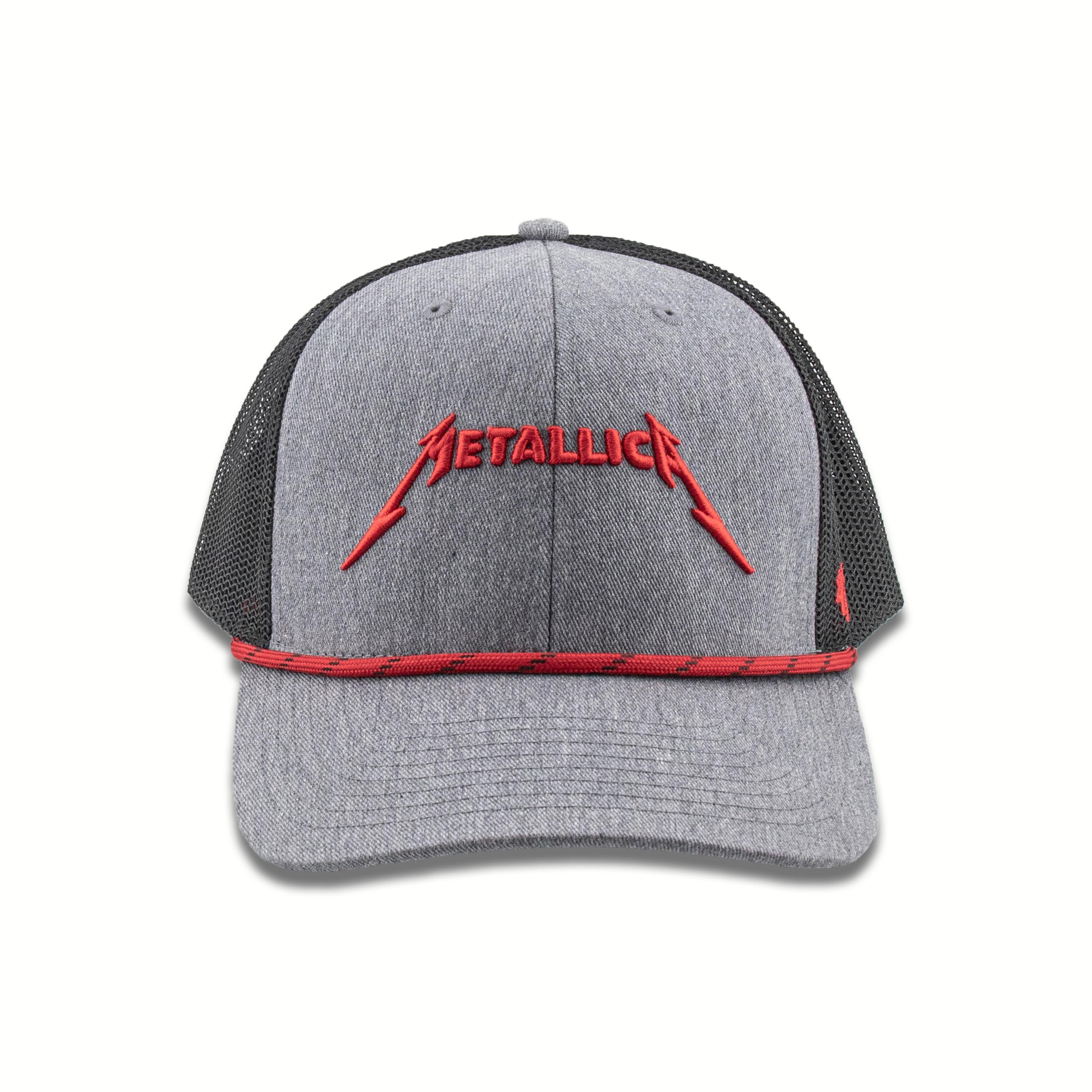Red Logo Rope Trucker Hat
