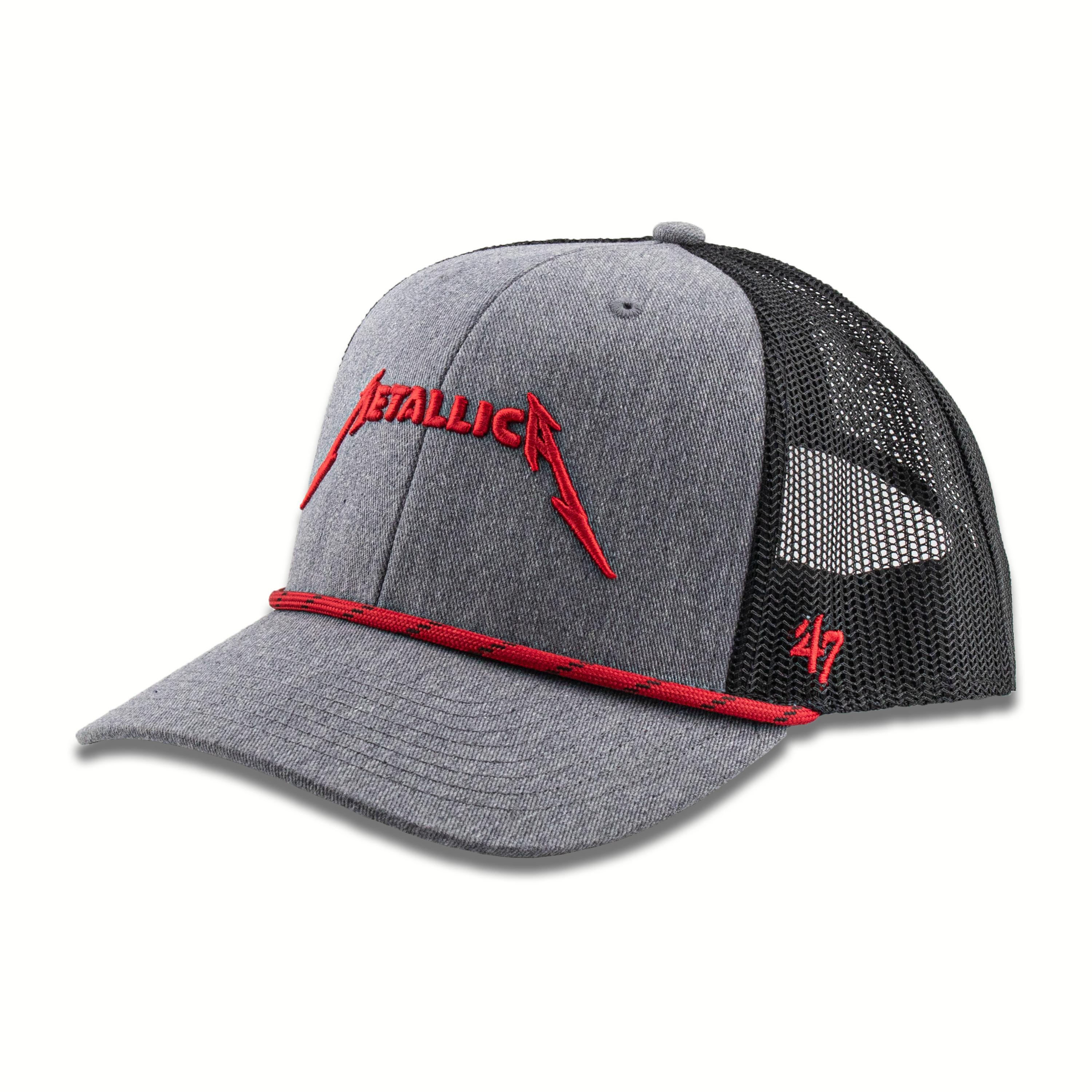 Red Logo Rope Trucker Hat