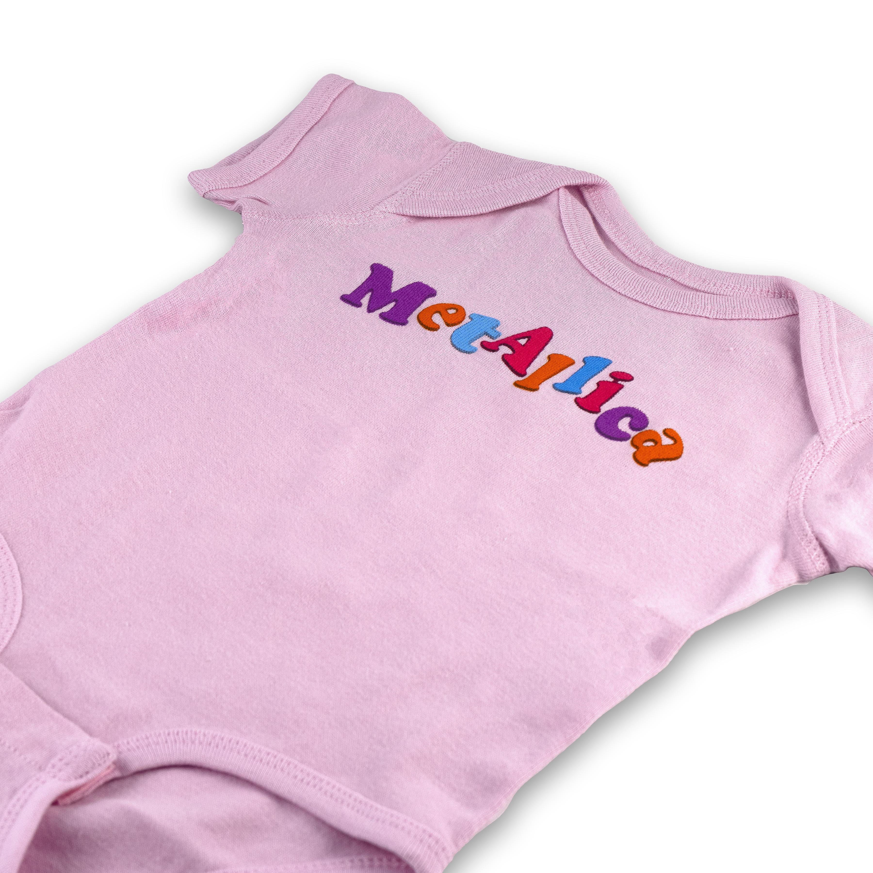 Magnets Logo Pink Onesie