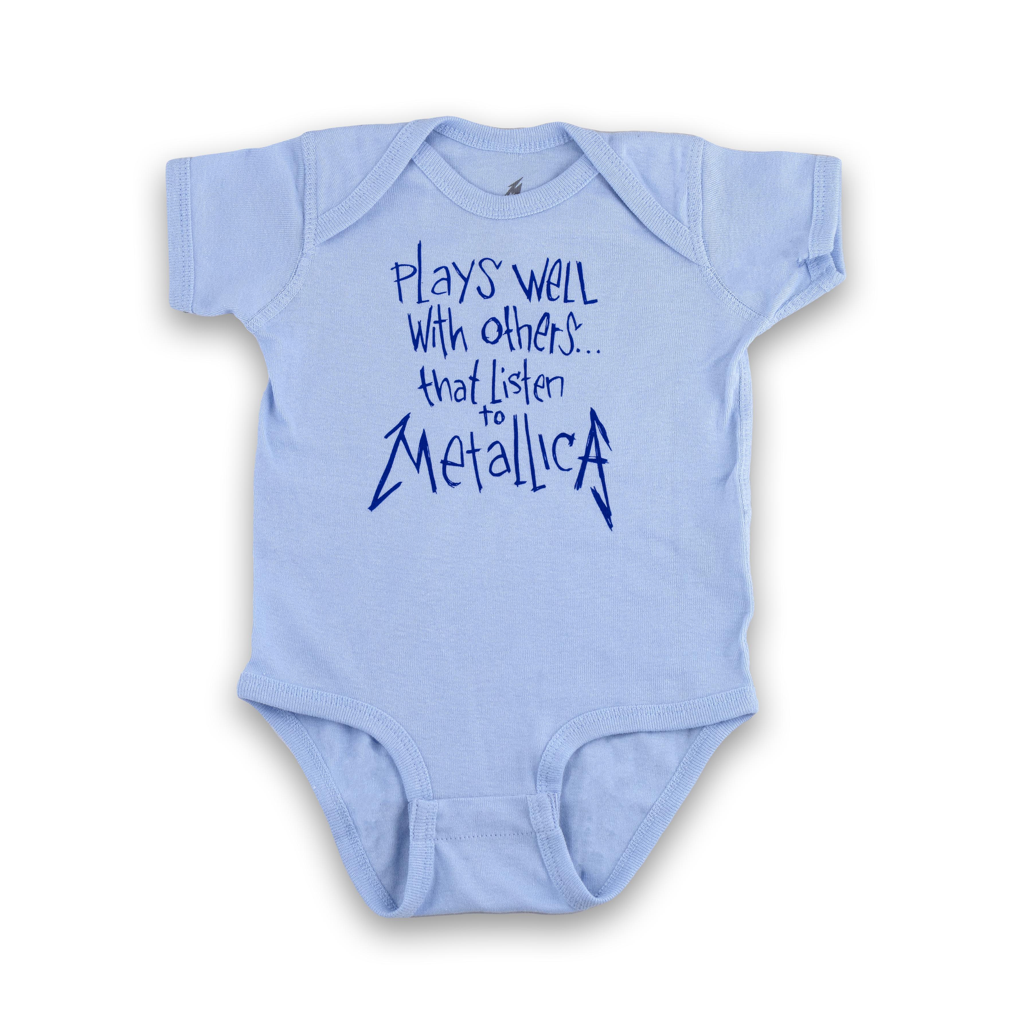 Plays Well With Others - BLUE Onesie - 6 Mo.