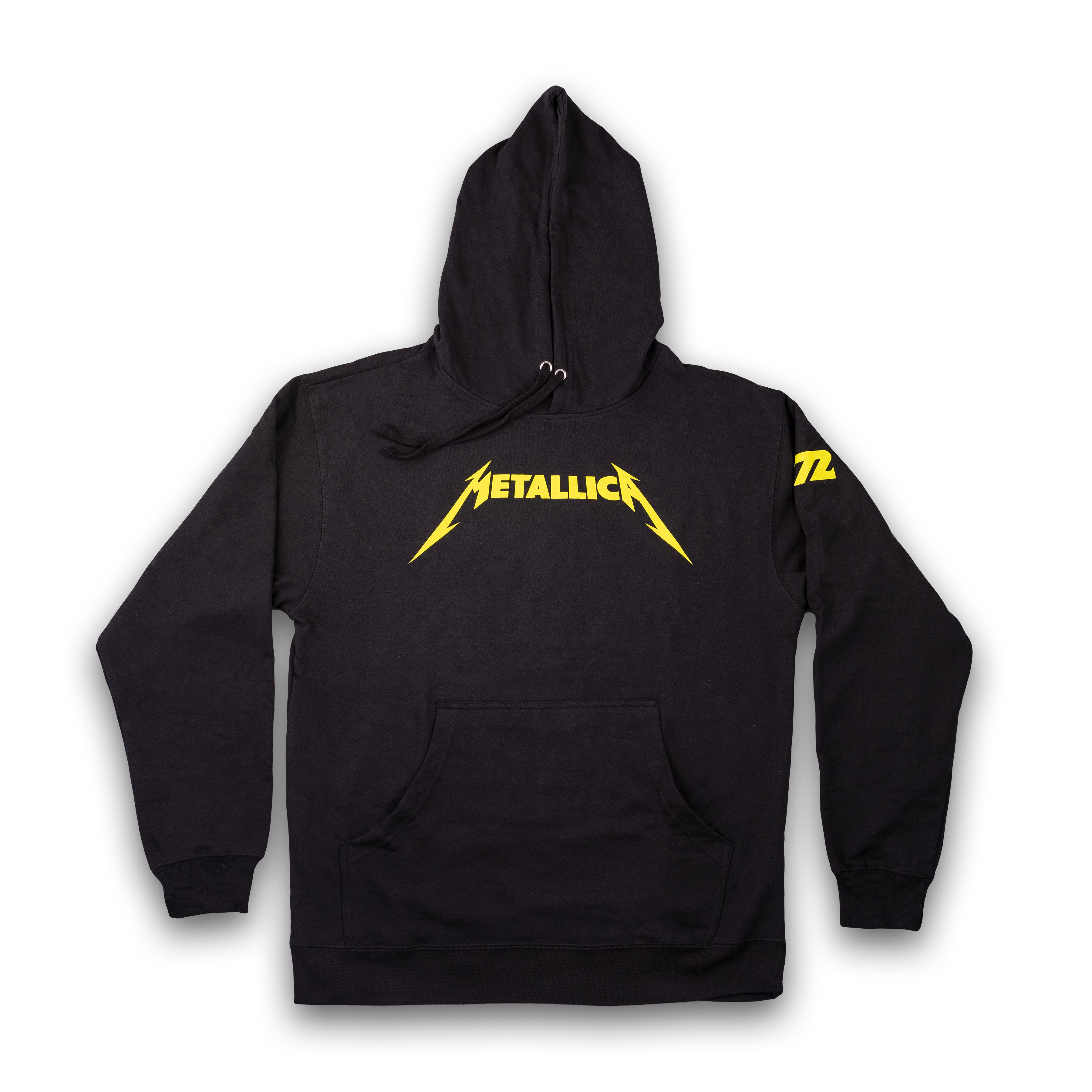Yellow Logo Pullover Hoodie - Small