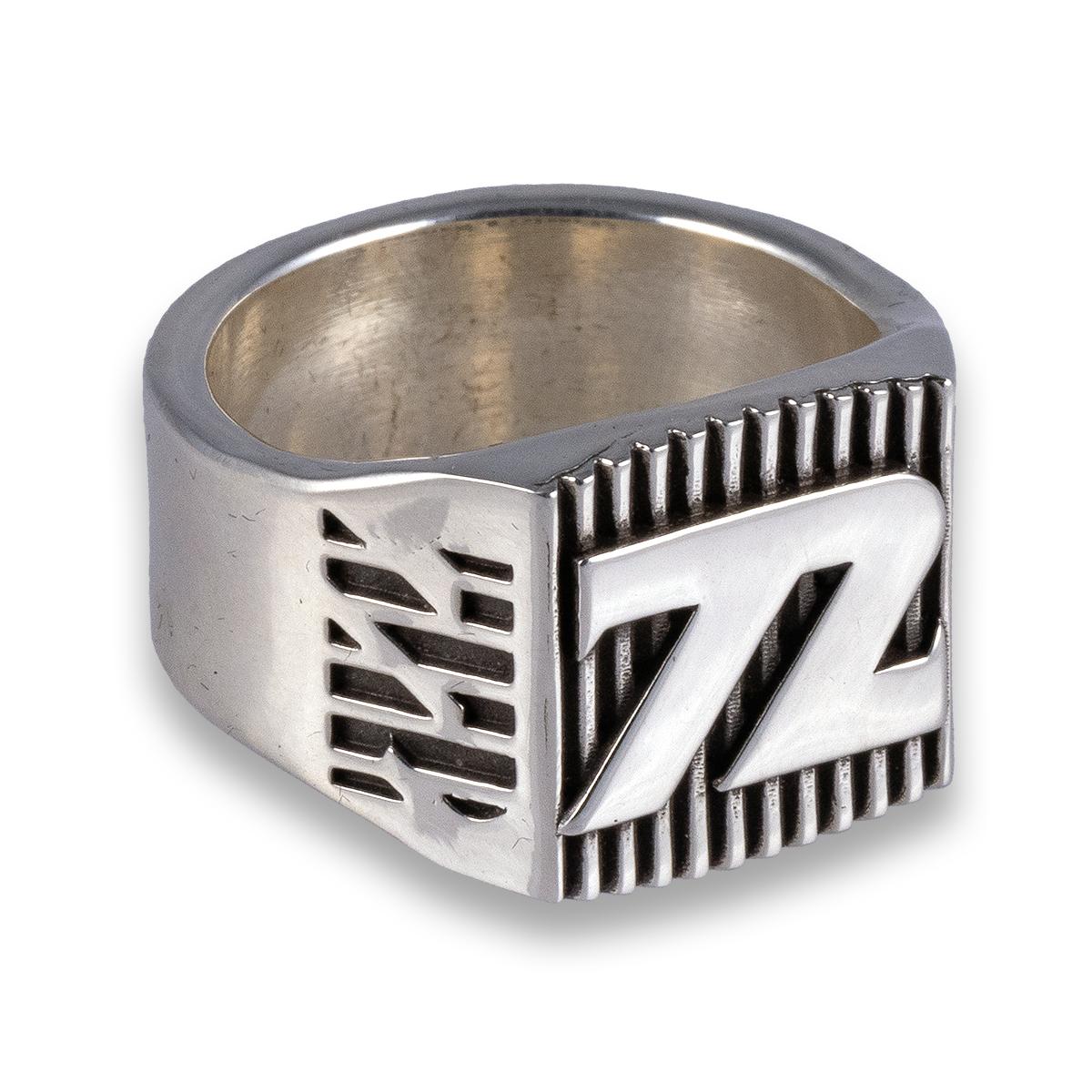 72 Seasons Silver Ring - Size 7