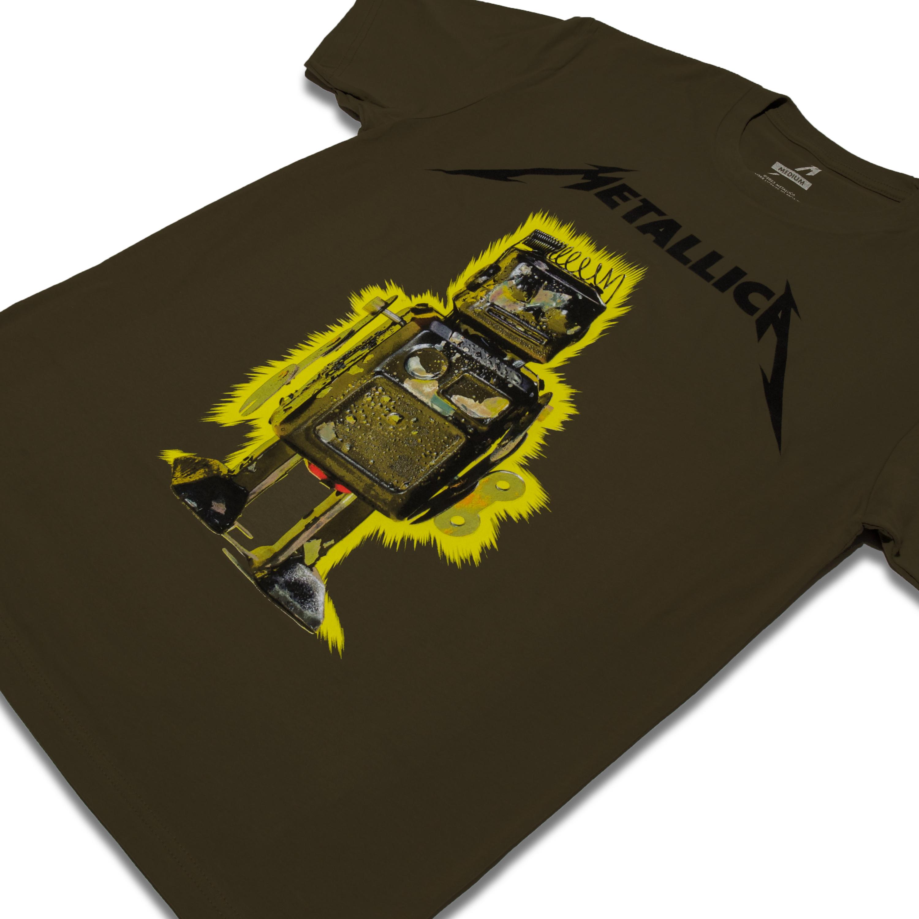 72 Seasons Robot T-Shirt (Olive Green)