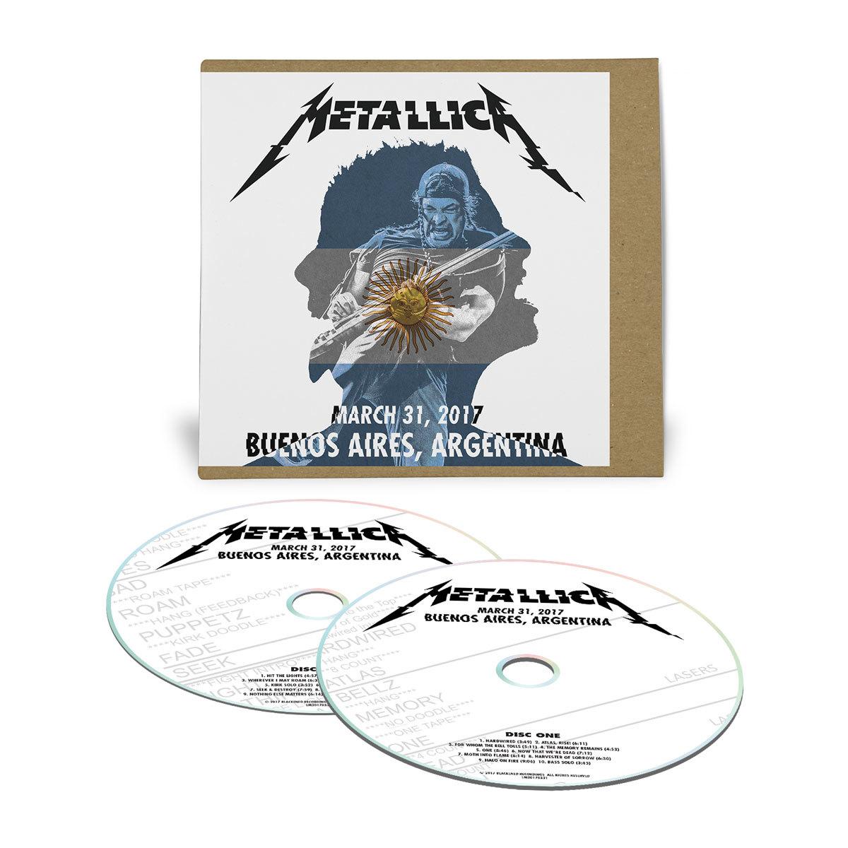 Live Metallica: Buenos Aires, Argentina - March 31, 2017 (2CD)