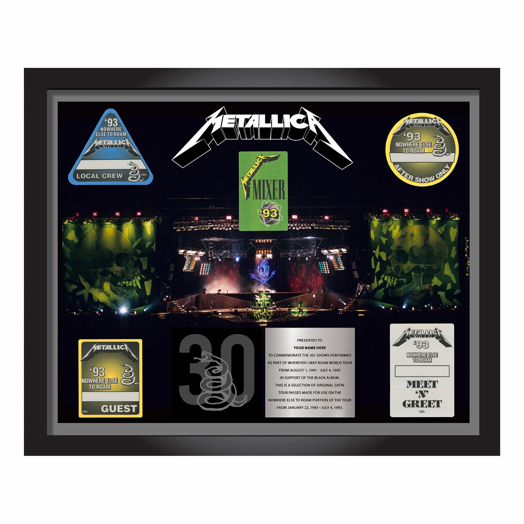 Nowhere Else To Roam Pass Plaque - Signed