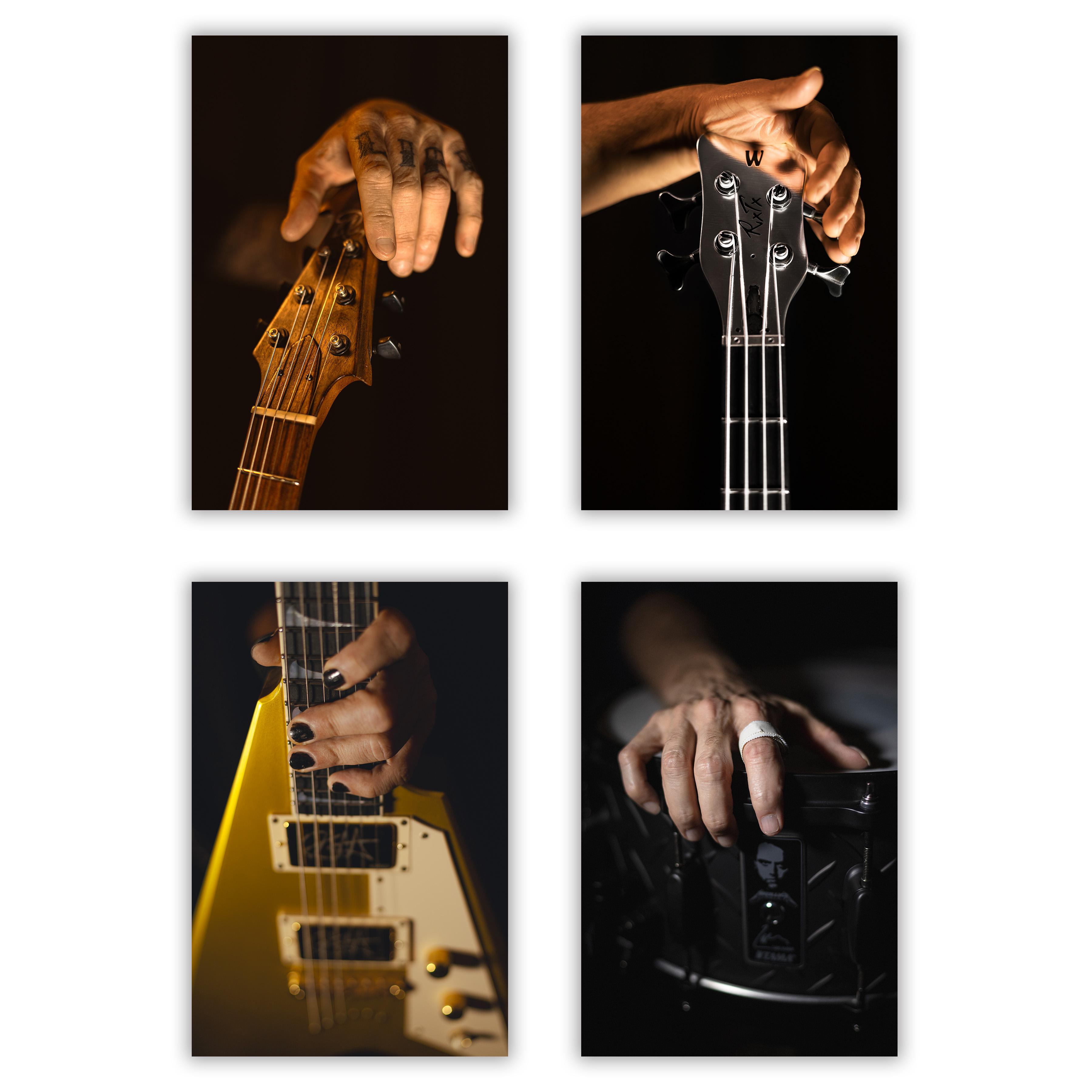 Band Hand Portrait Metal Set