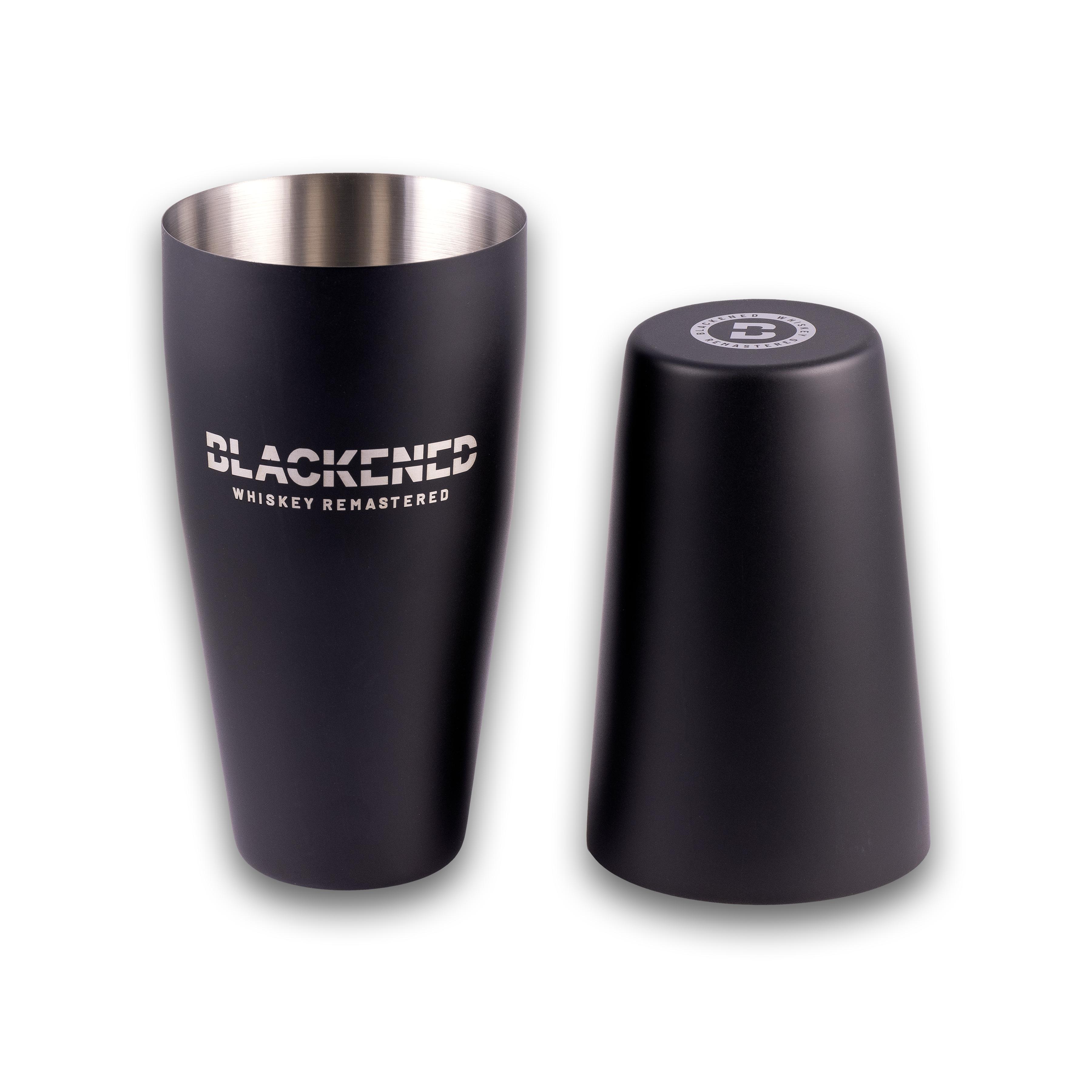 Blackened Whiskey Boston Shaker