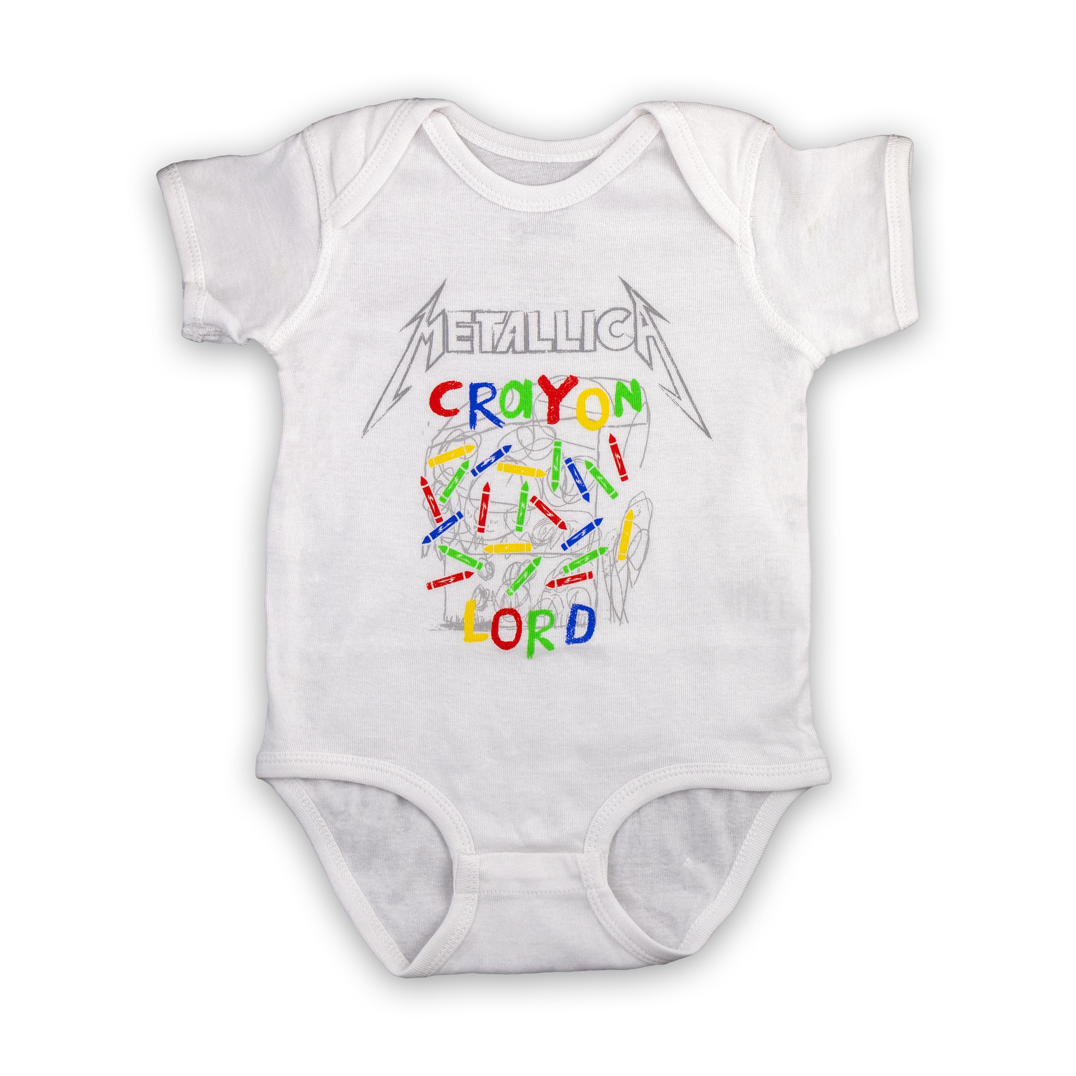 Crayon Lord White Onesie