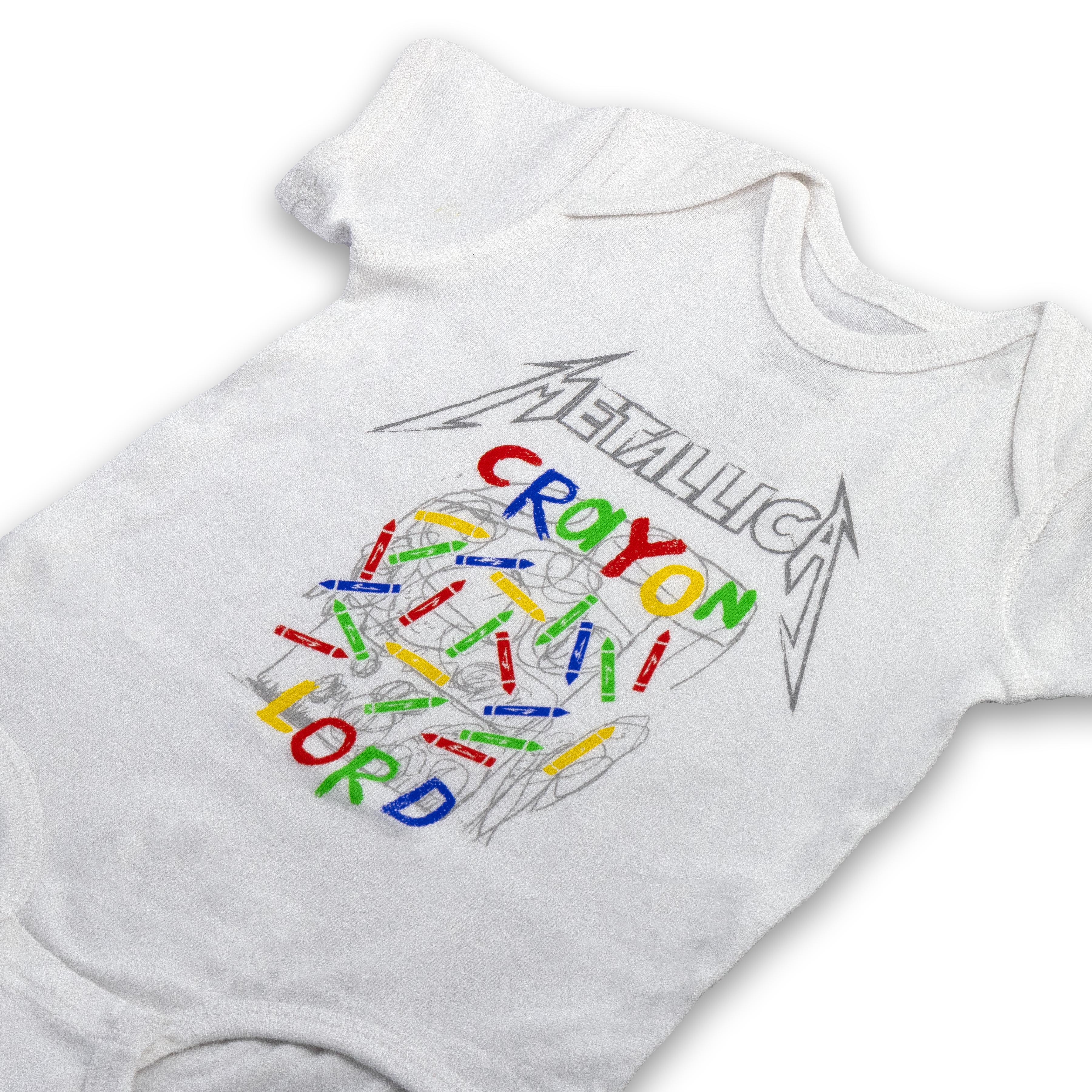 Crayon Lord White Onesie