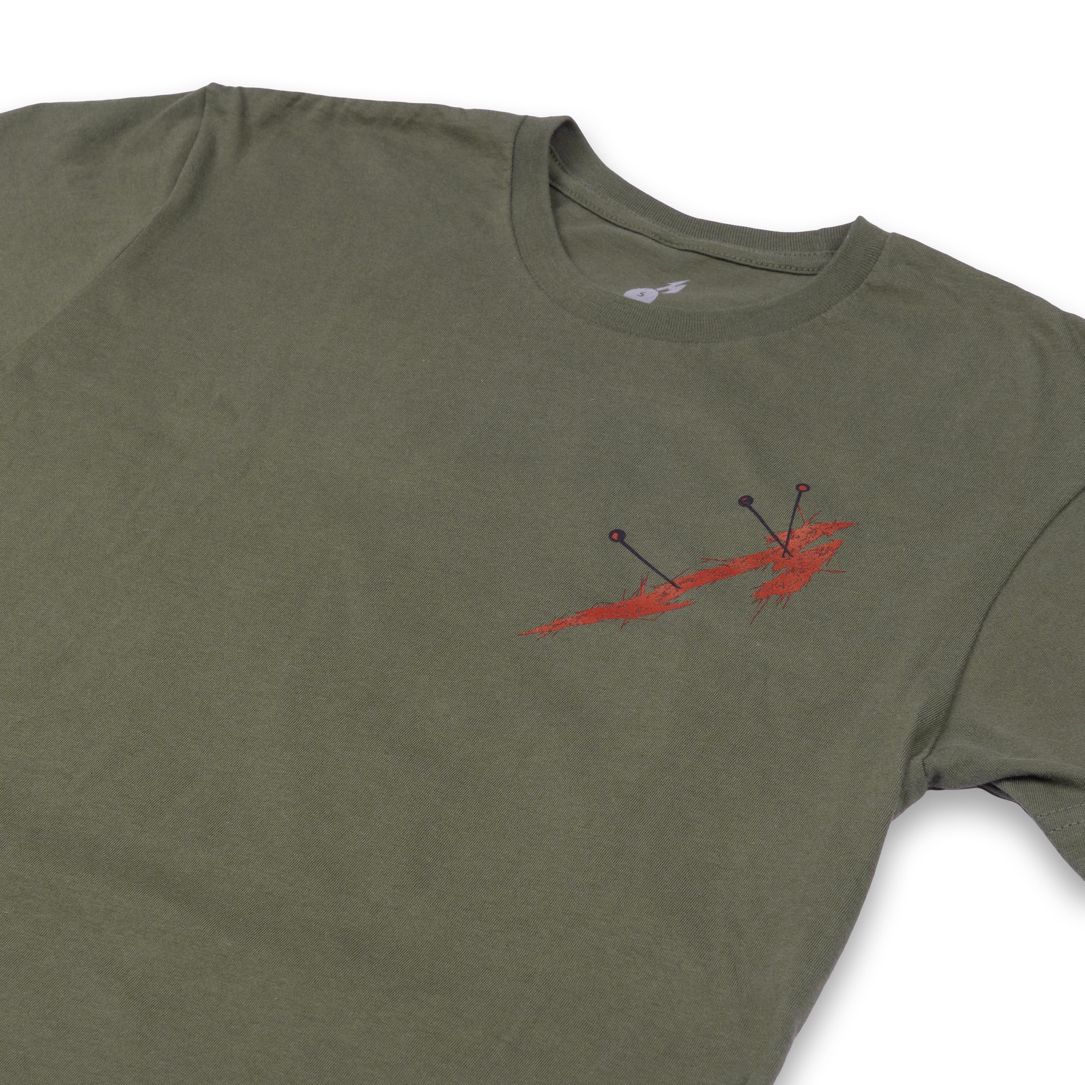 Fixxxer Lyric T-Shirt (Olive) | Metallica.com