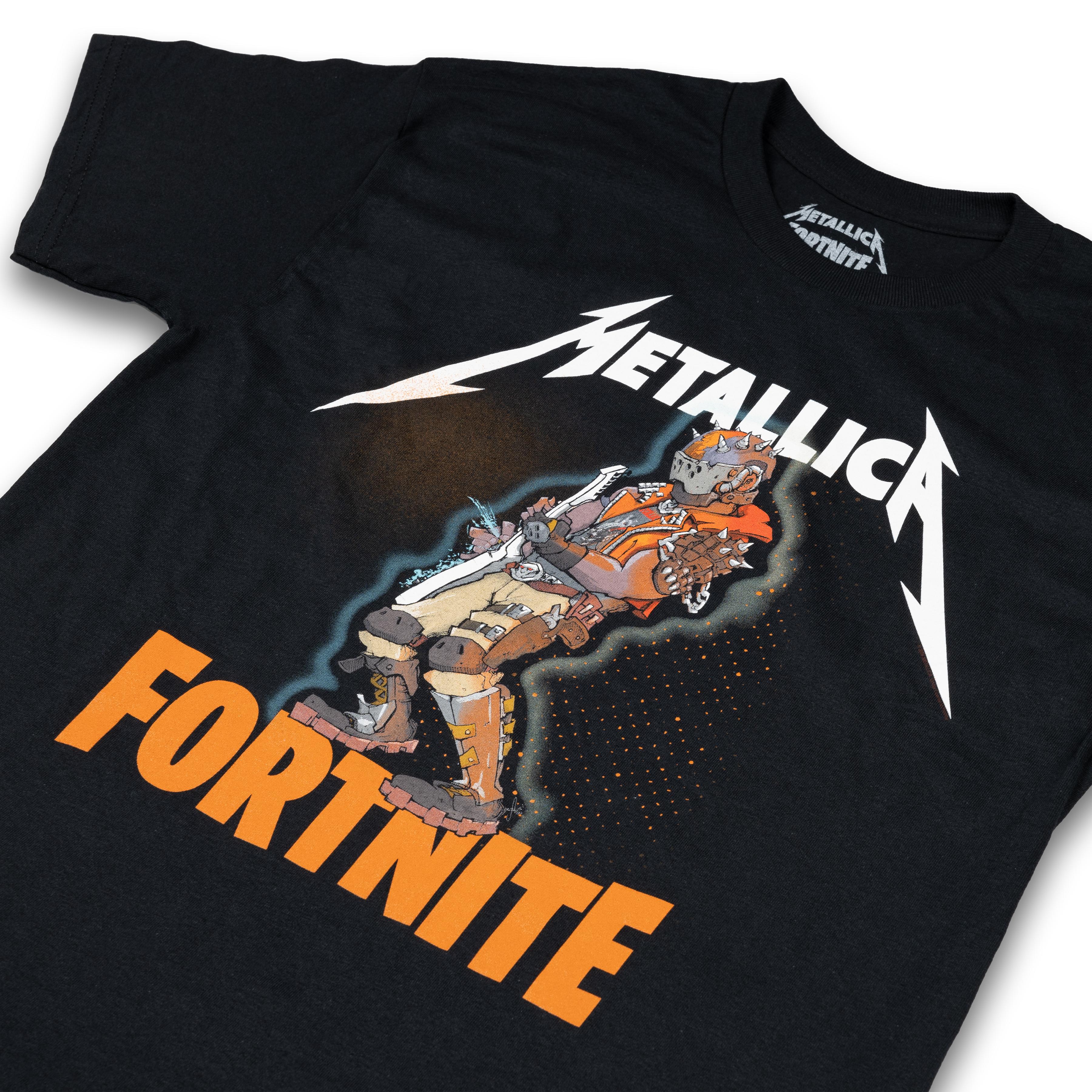 Fortnite x Metallica Fire T-Shirt