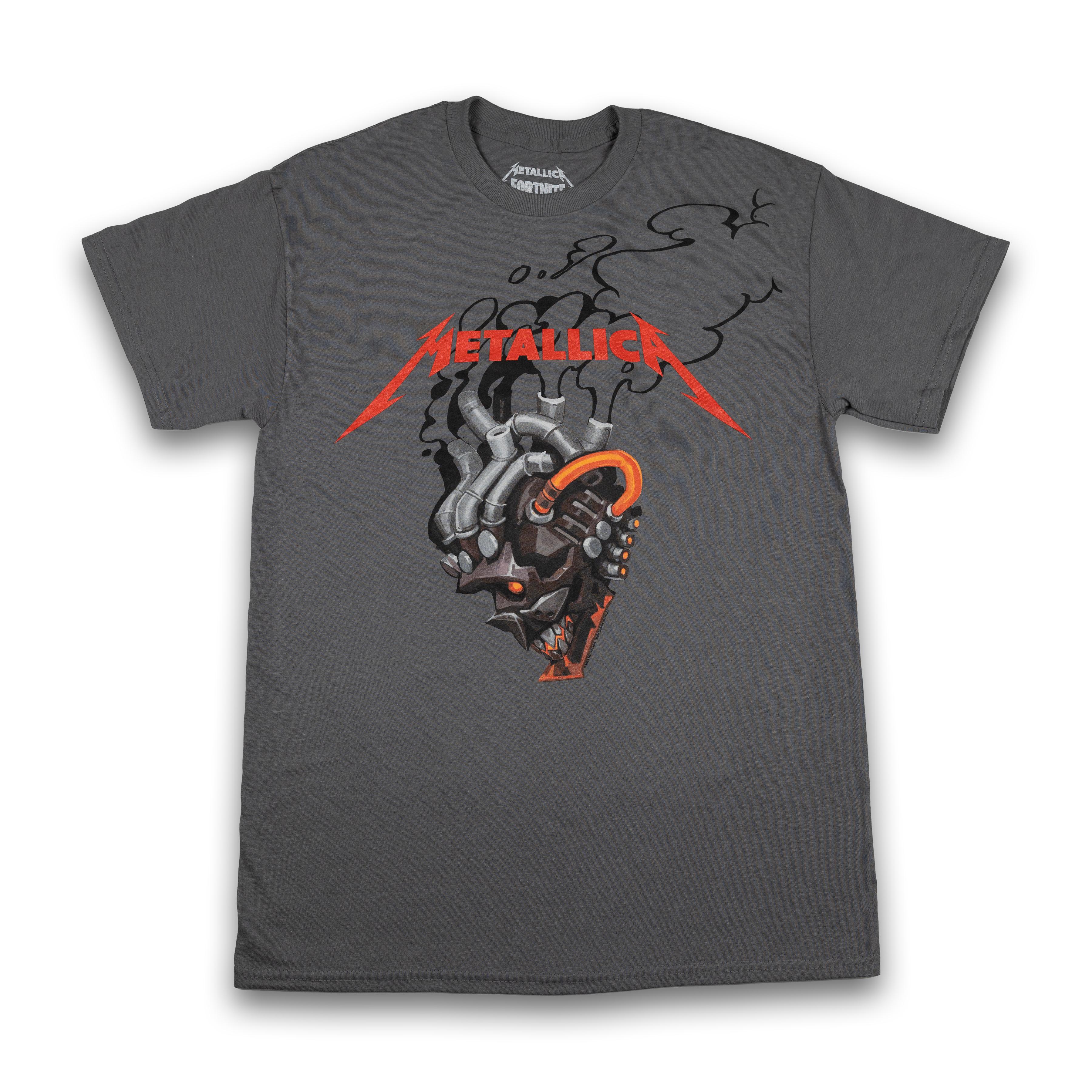 Fortnite x Metallica Rust T-Shirt (Charcoal)