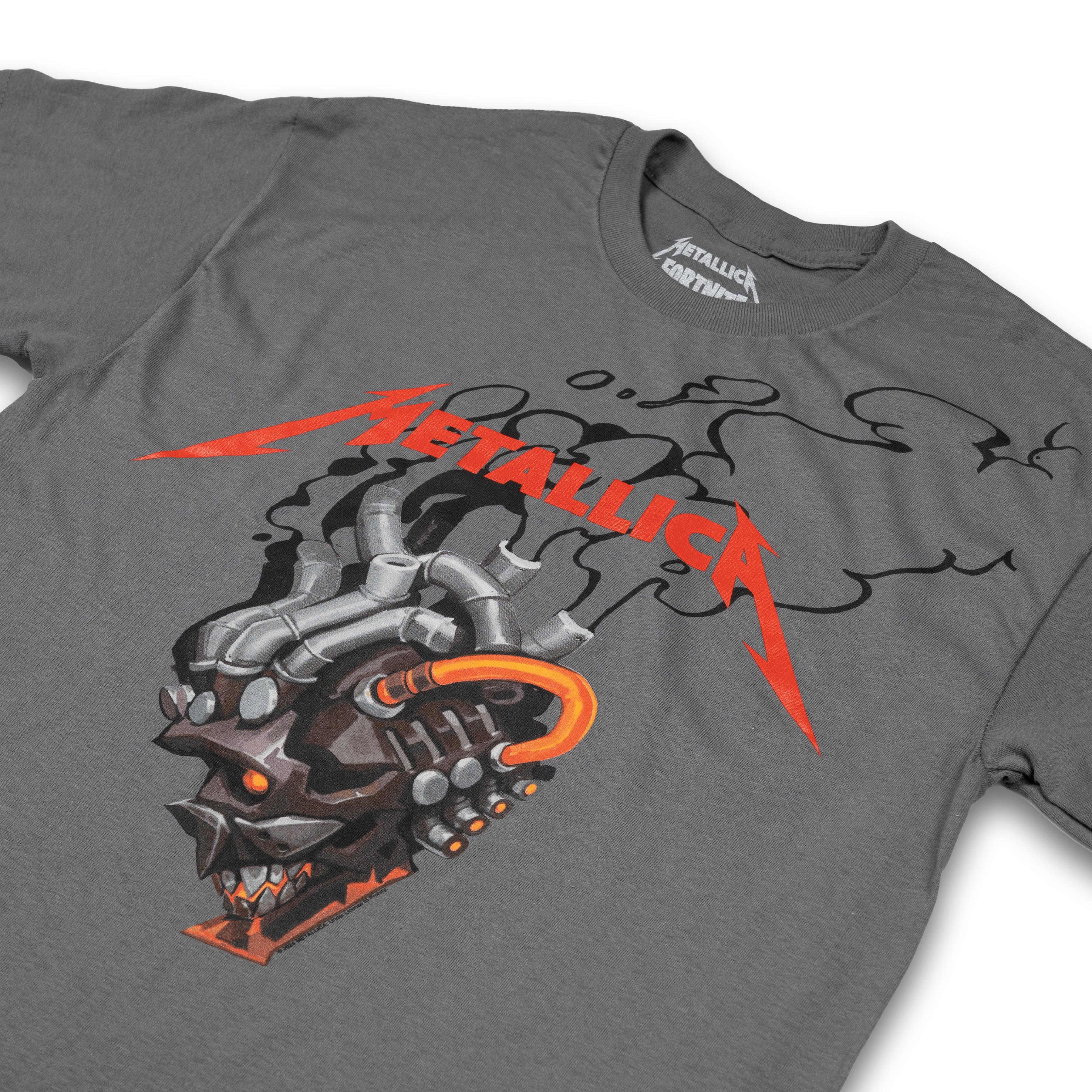 Fortnite x Metallica Rust T-Shirt (Charcoal)