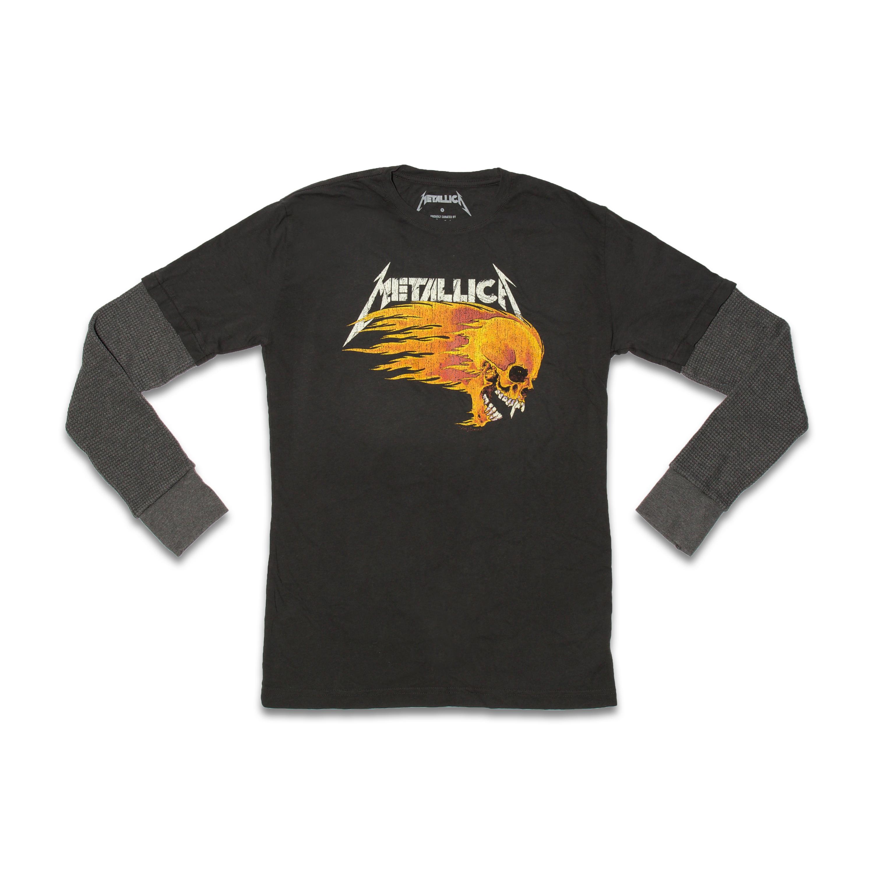 Flaming Skull Thermal (BLK/CHAR)