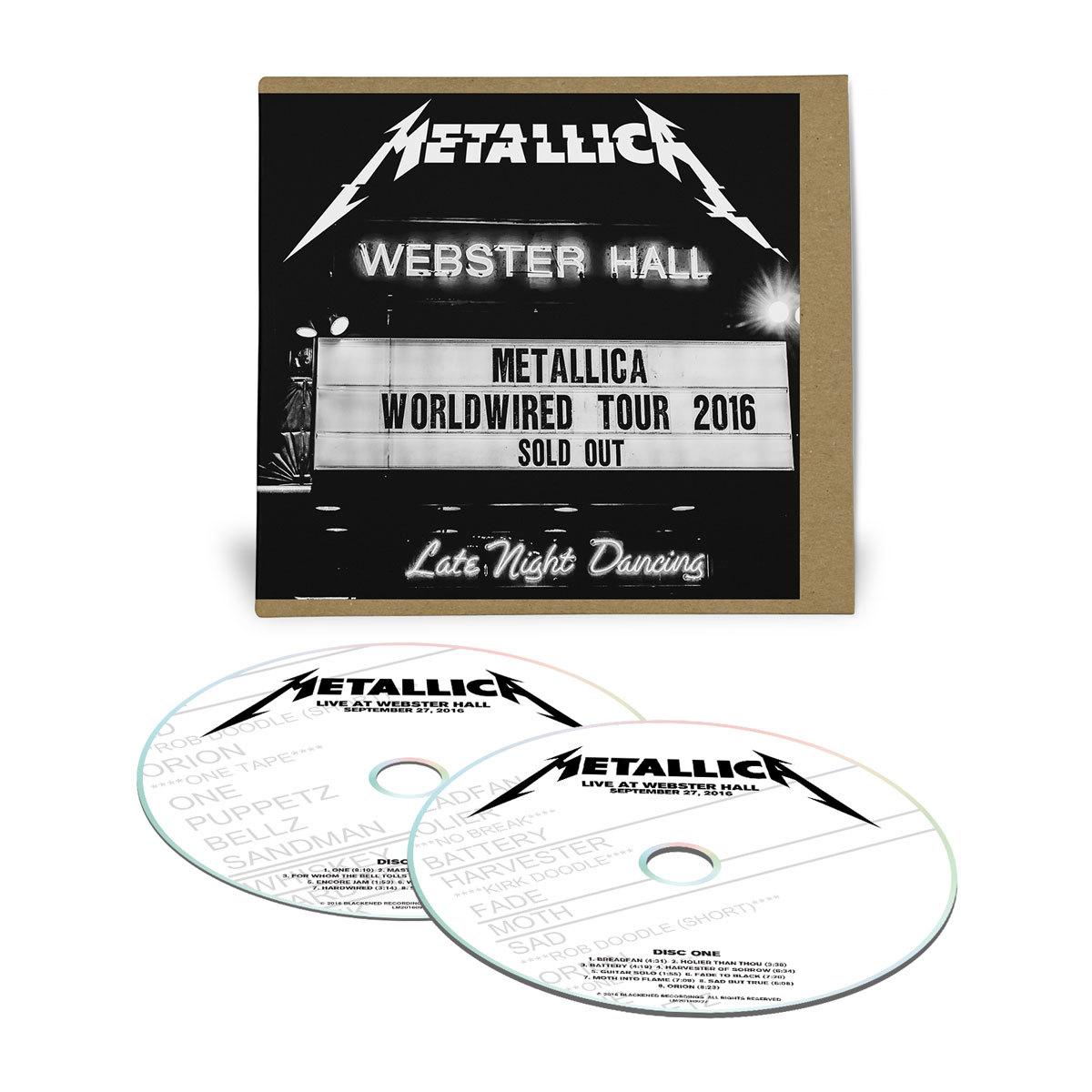 Live Metallica: Webster Hall in New York, NY - September 27, 2016 (2CD)