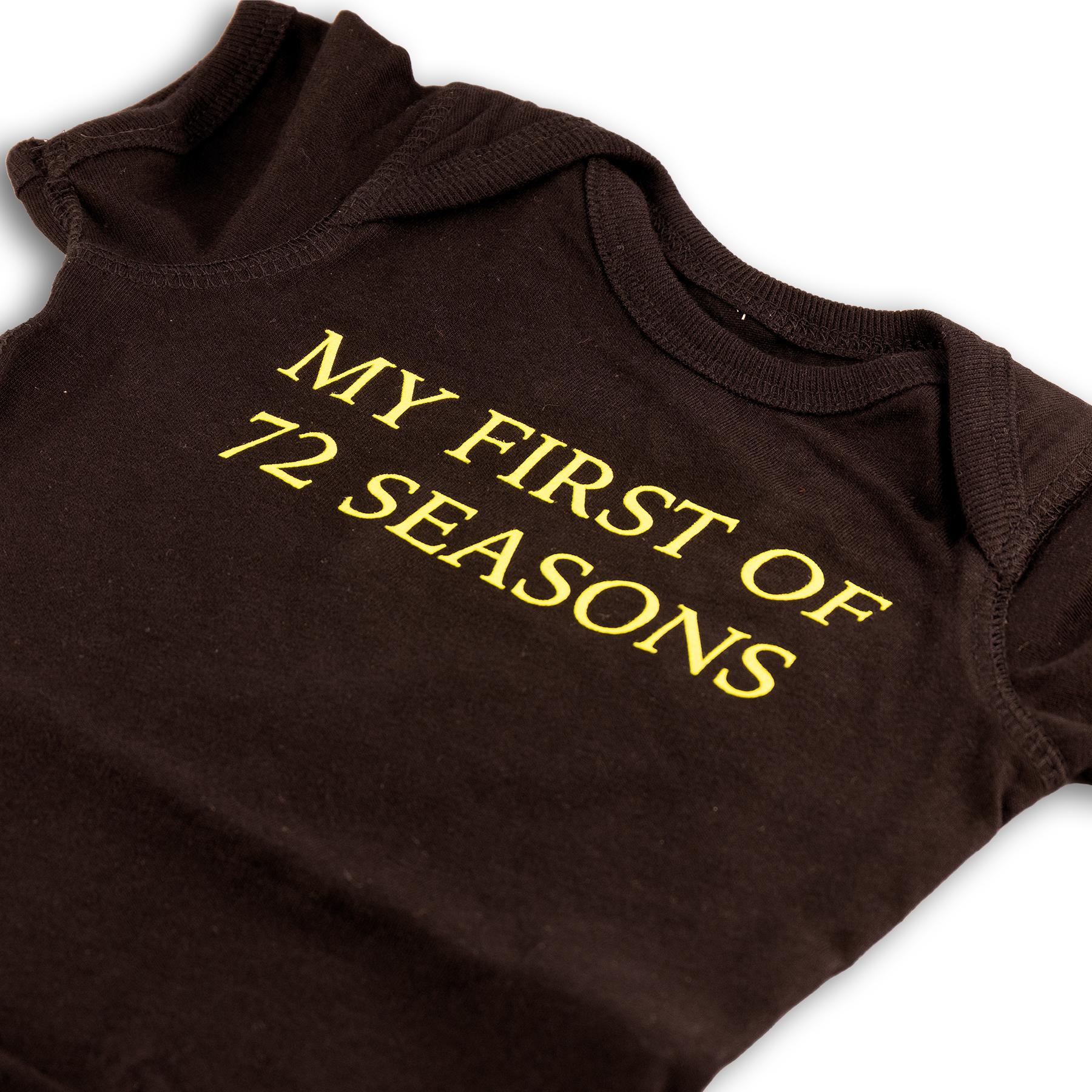My First of 72 Seasons Onesie