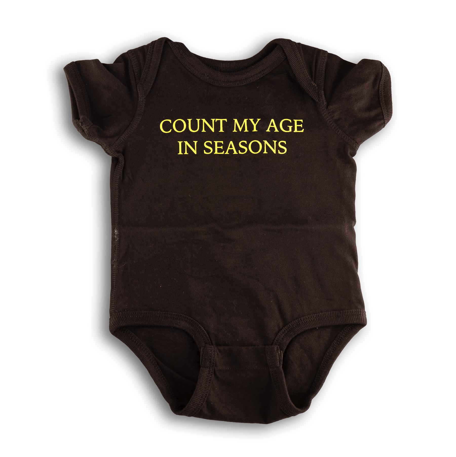 M72 Count My Age In Seasons Onesie