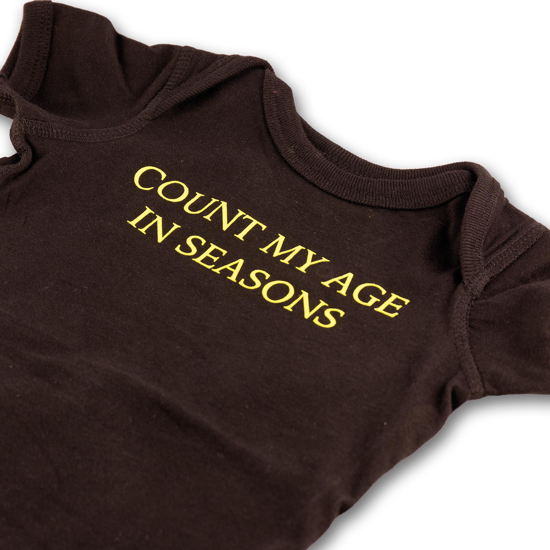 M72 Count My Age In Seasons Onesie