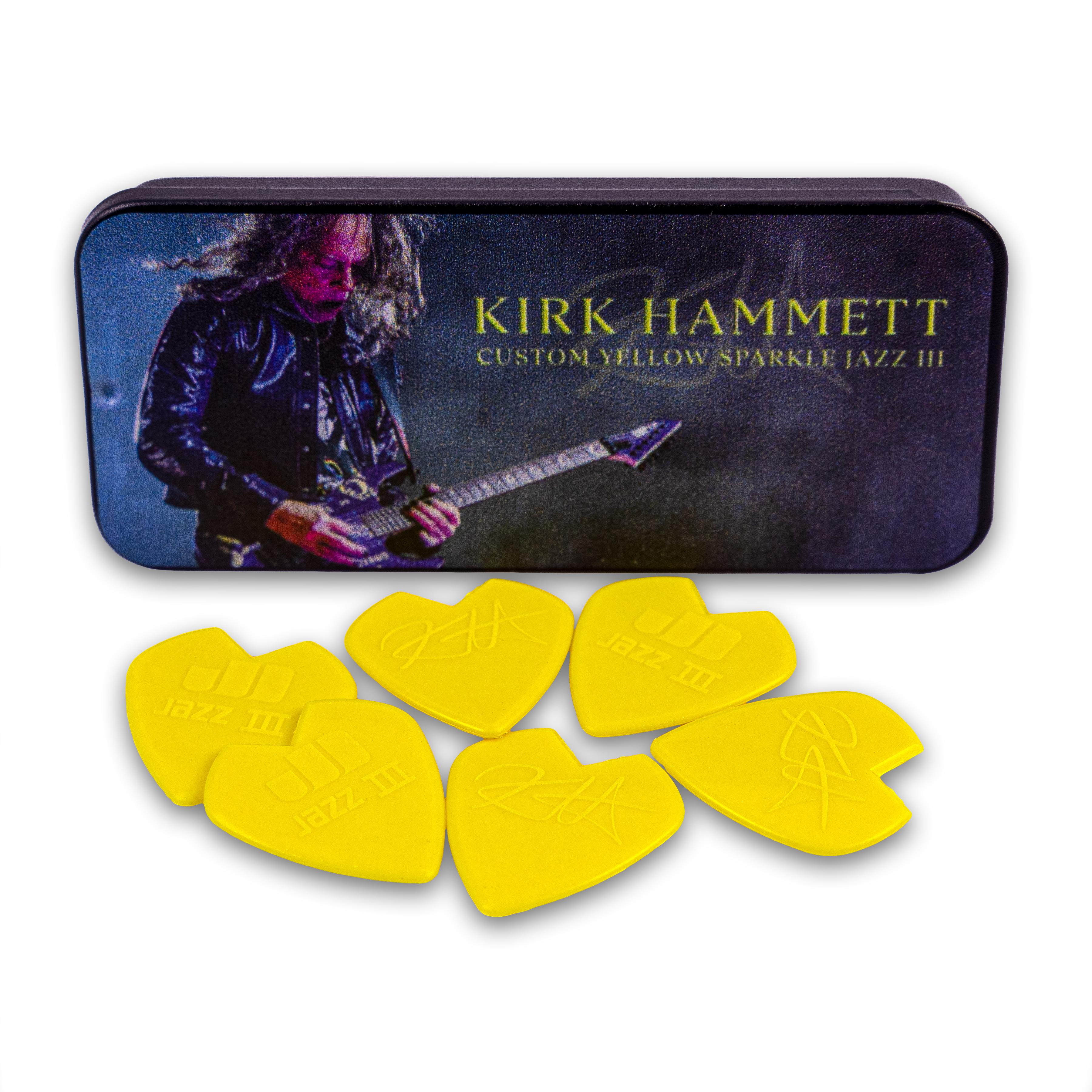 Kirk Hammett Yellow Jazz III Pick Tin