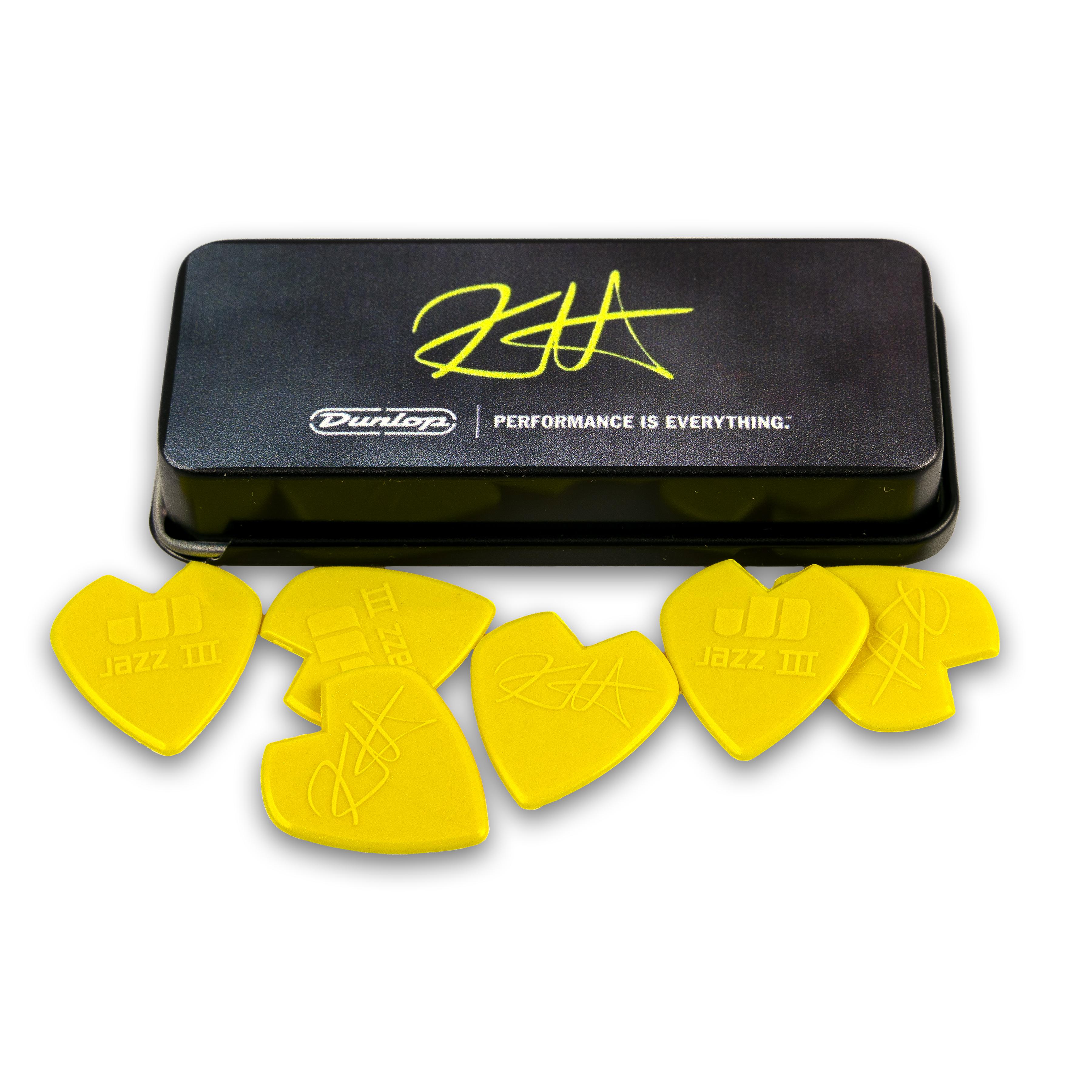Kirk Hammett Yellow Jazz III Pick Tin