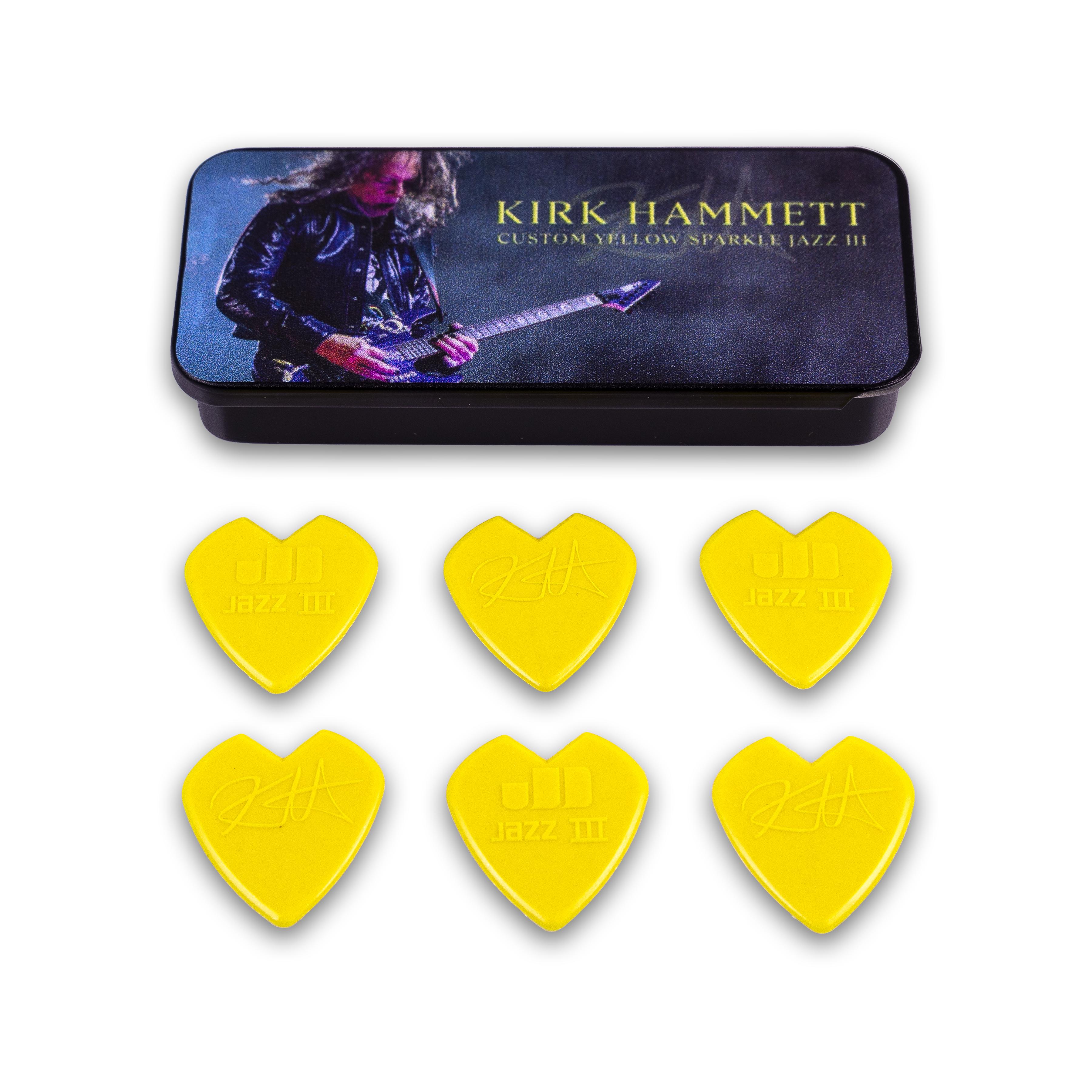 Kirk Hammett Yellow Jazz III Pick Tin