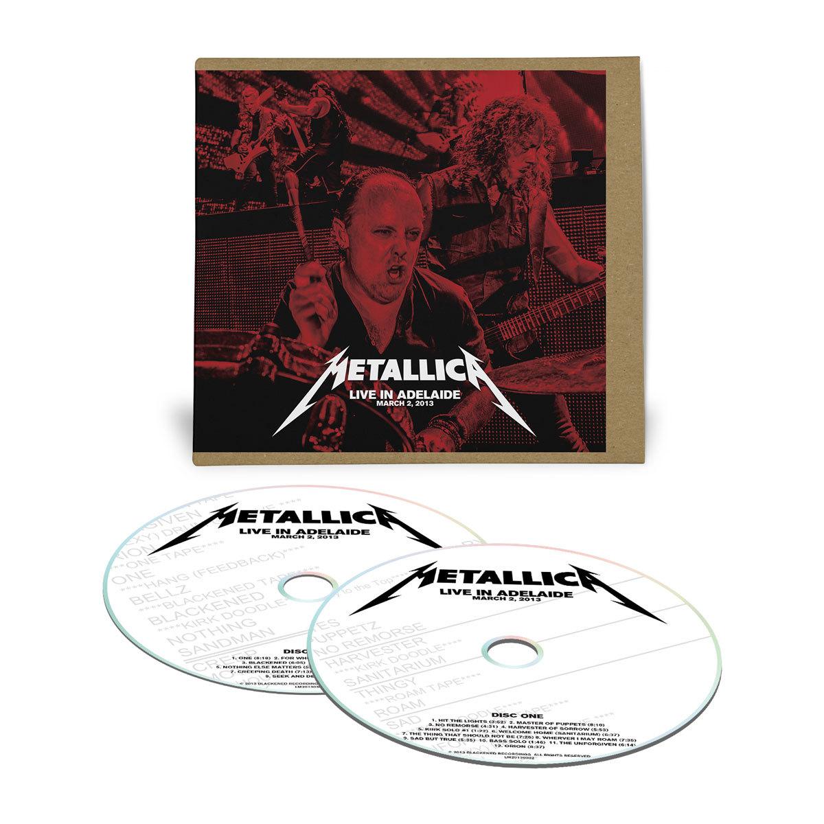 Live Metallica: Adelaide, Australia - March 2, 2013 (2CD)