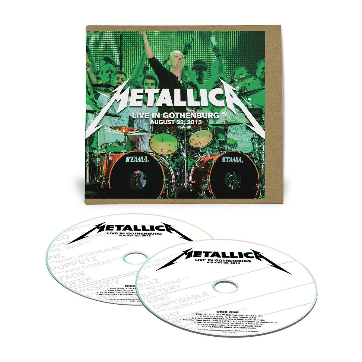 Live Metallica: Gothenburg, Sweden - August 22, 2015 (2CD)