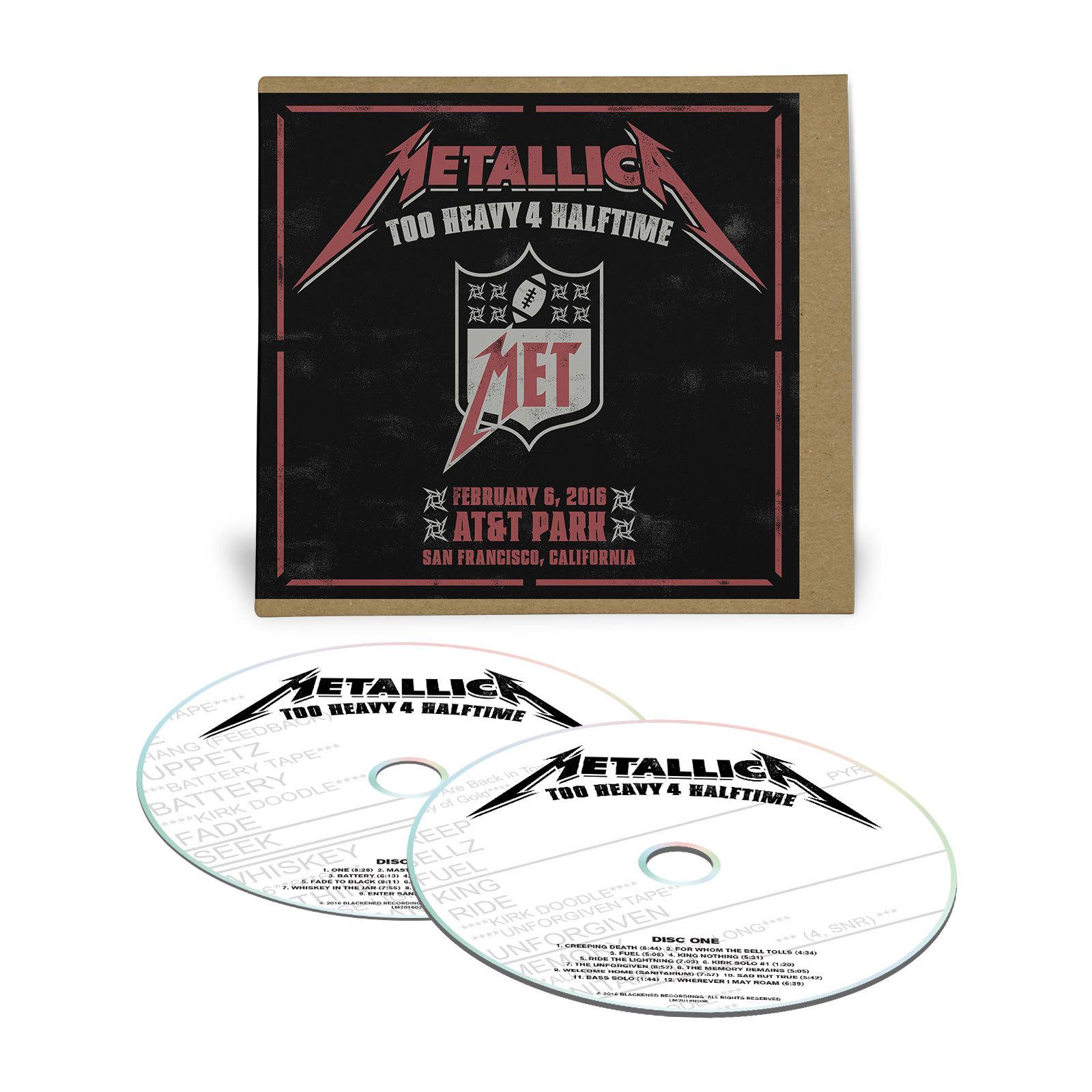 Live Metallica: The Night Before in San Francisco, CA - February 6, 2016 - 2CD