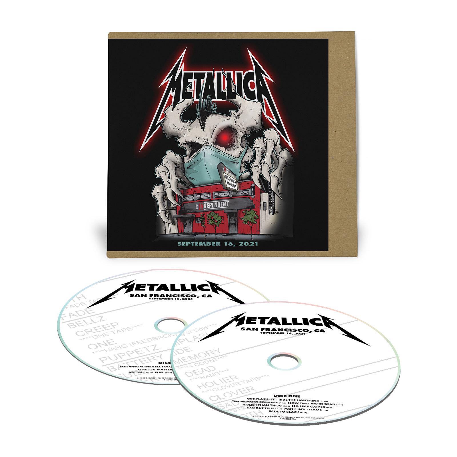 Live Metallica: San Francisco, CA at The Independent - September 16, 2021 (2CD)