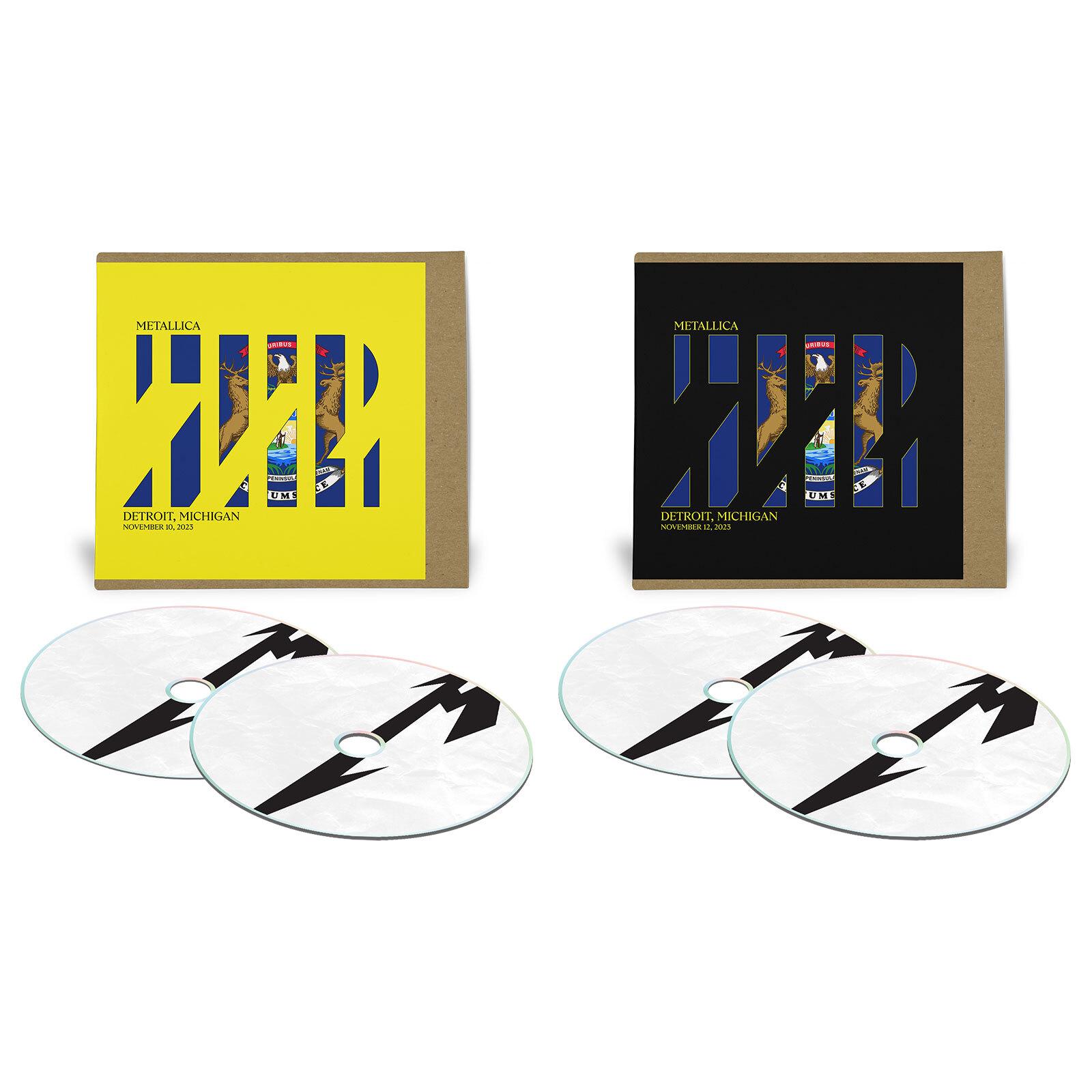 Live Metallica: Detroit, MI - M72 Tour Two Day Show CD Bundle