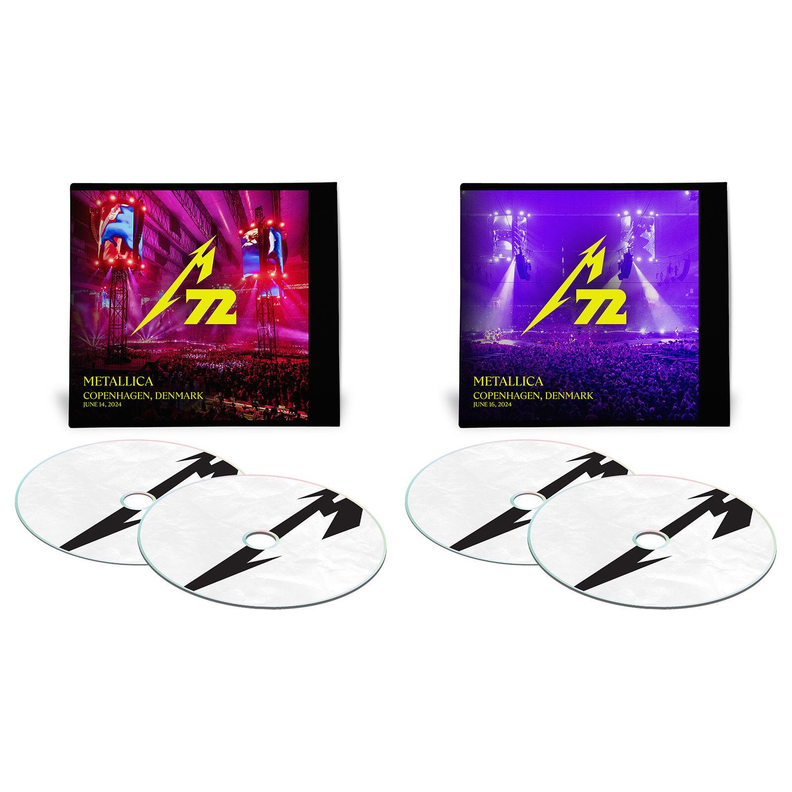 Live Metallica: Copenhagen, Denmark - M72 Tour Two Day Show CD Bundle
