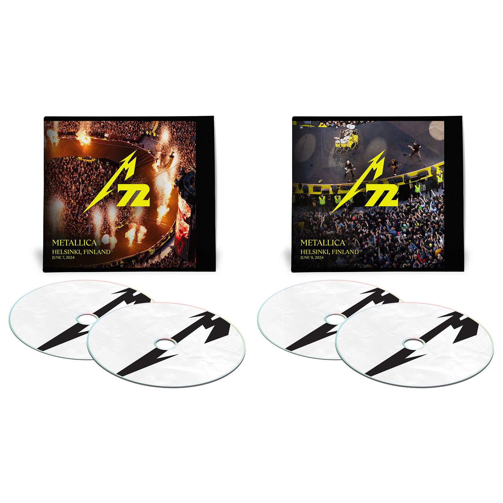 Live Metallica: Helsinki, Finland - M72 Tour Two Day Show CD Bundle