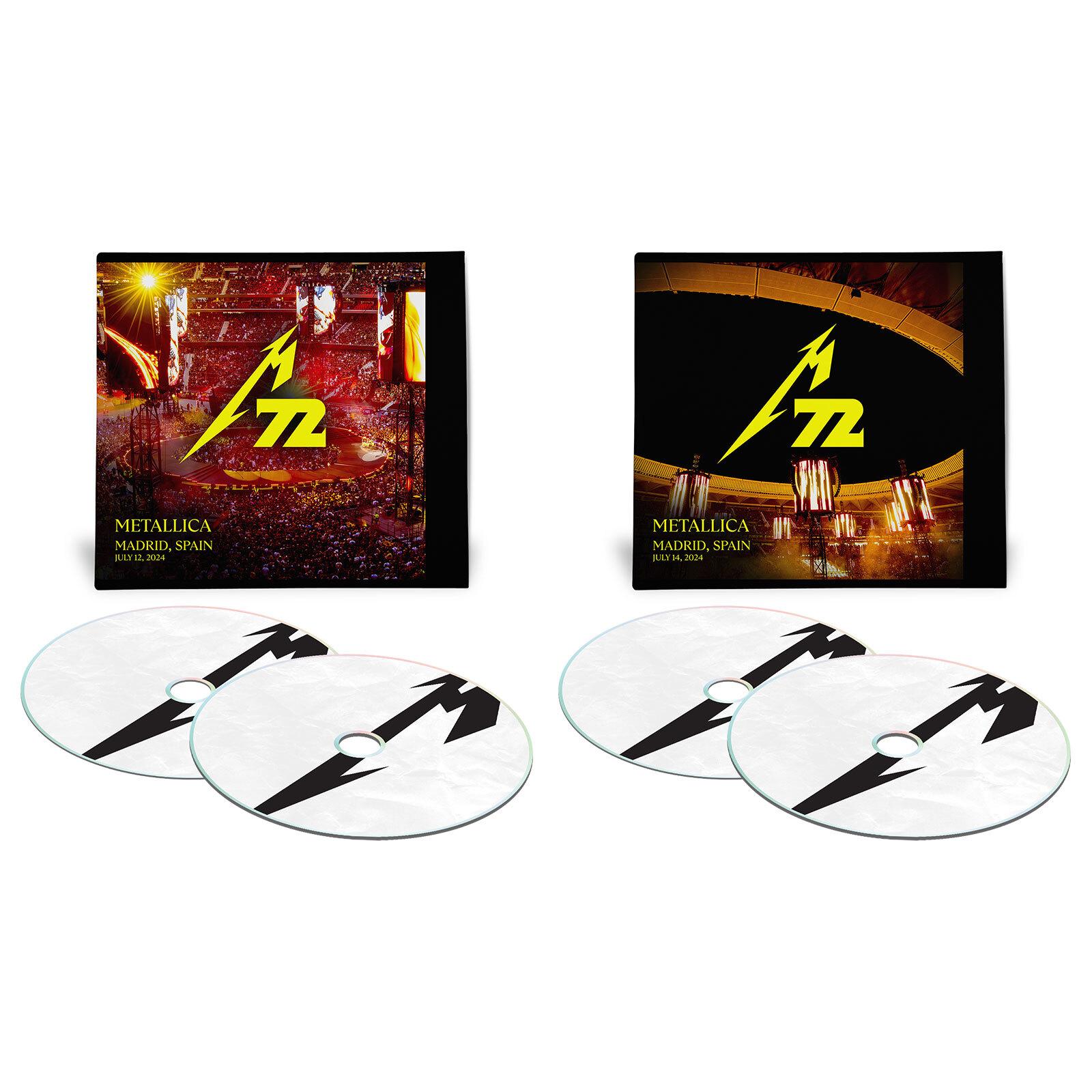 Live Metallica: Madrid, Spain - M72 Tour Two Day Show CD Bundle