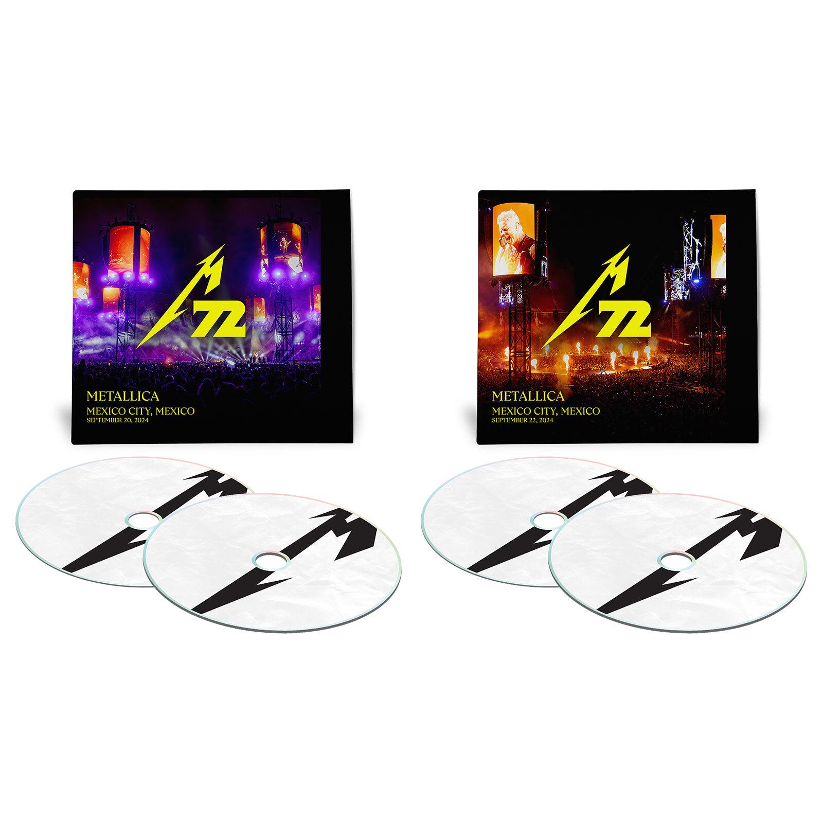 Live Metallica: Mexico City, Mexico Weekend 1 - M72 Tour Two Day Show CD Bundle