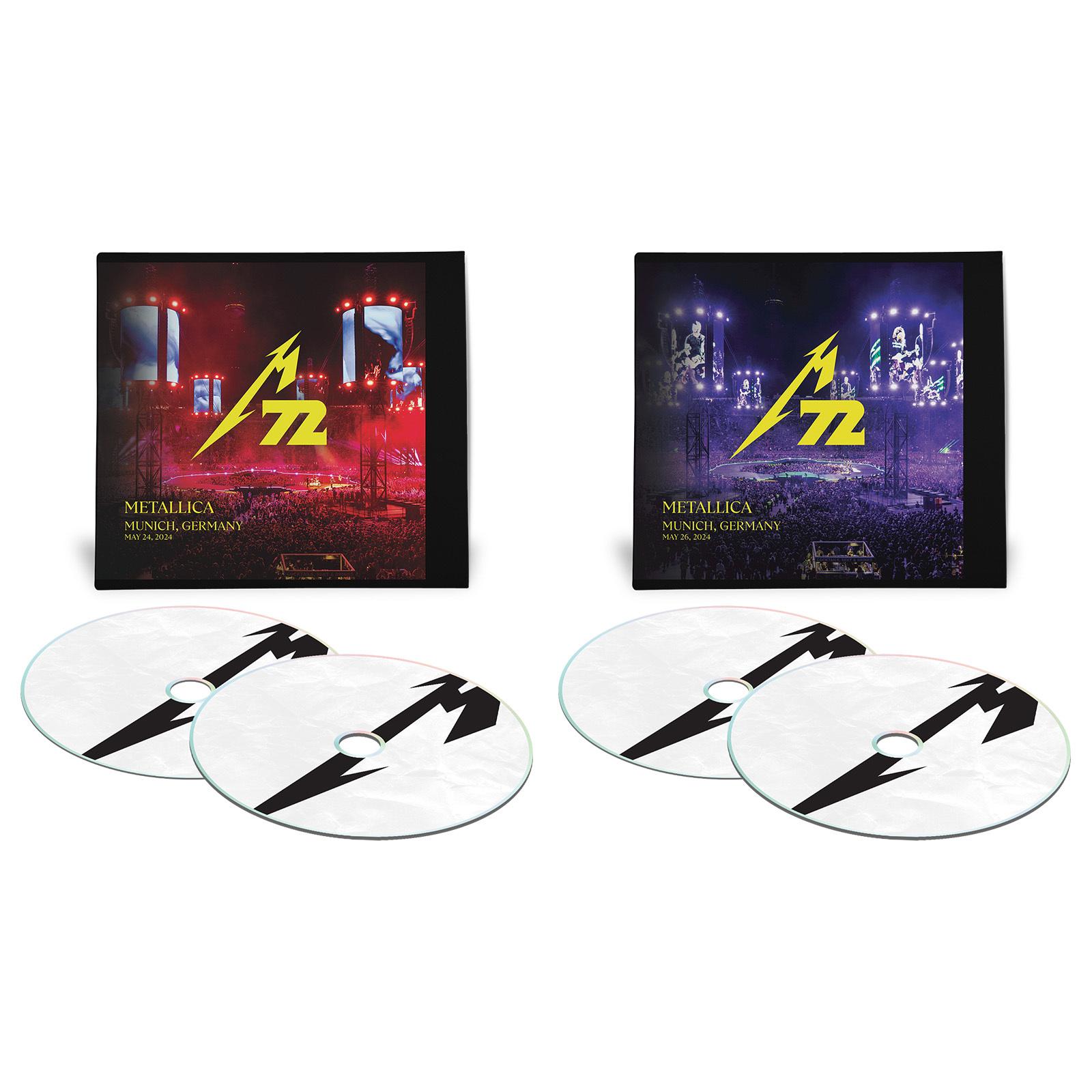 Live Metallica: Munich, Germany - M72 Tour Two Day Show CD Bundle