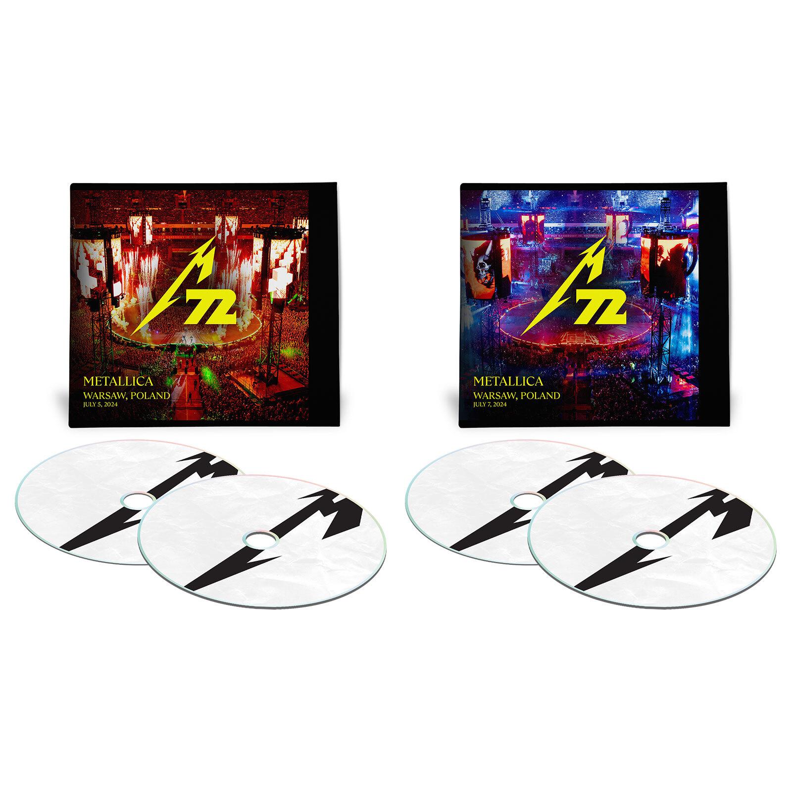 Live Metallica: Warsaw, Poland - M72 Tour Two Day Show CD Bundle