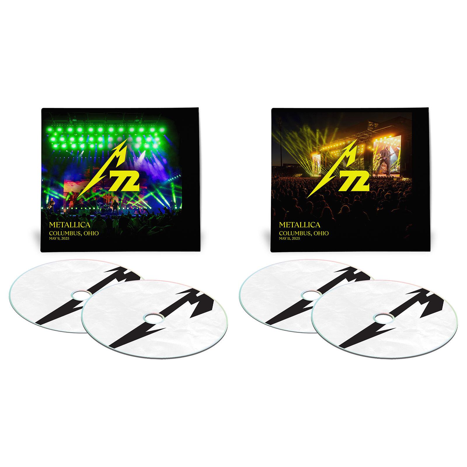 Live Metallica: Columbus, OH - M72 Tour Two Day Show CD Bundle