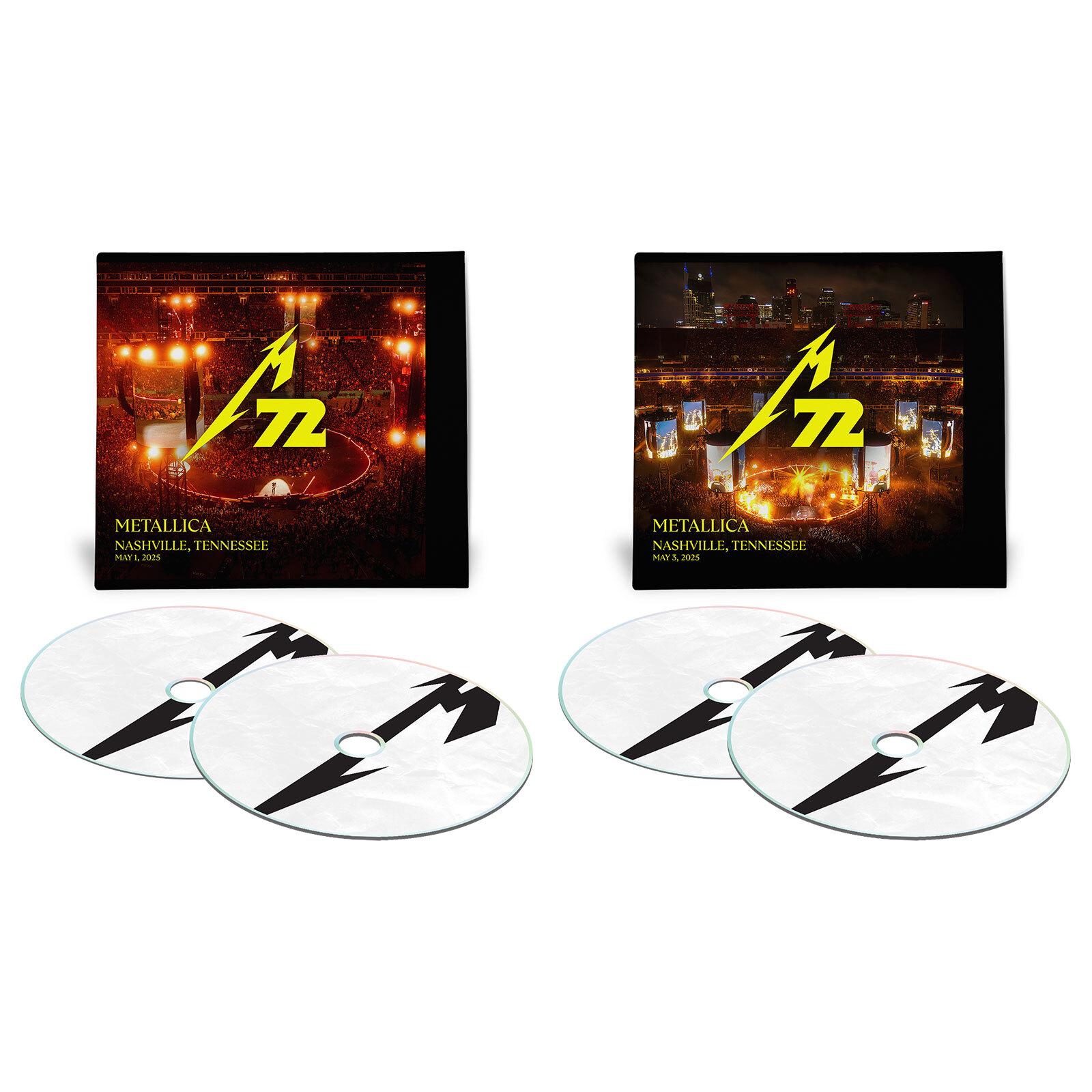 Live Metallica: Nashville, TN - M72 Tour Two Day Show CD Bundle