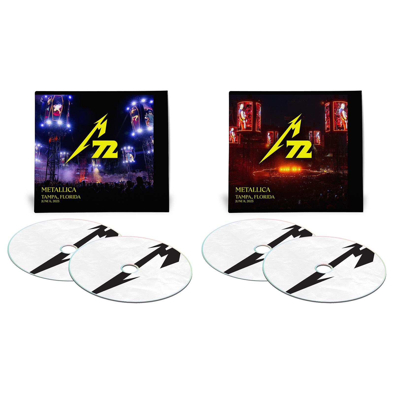 Live Metallica: Tampa, FL - M72 Tour Two Day Show CD Bundle