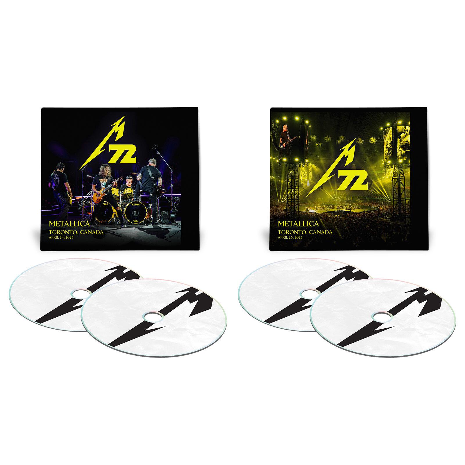 Live Metallica: Toronto, Canada - M72 Tour Two Day Show CD Bundle