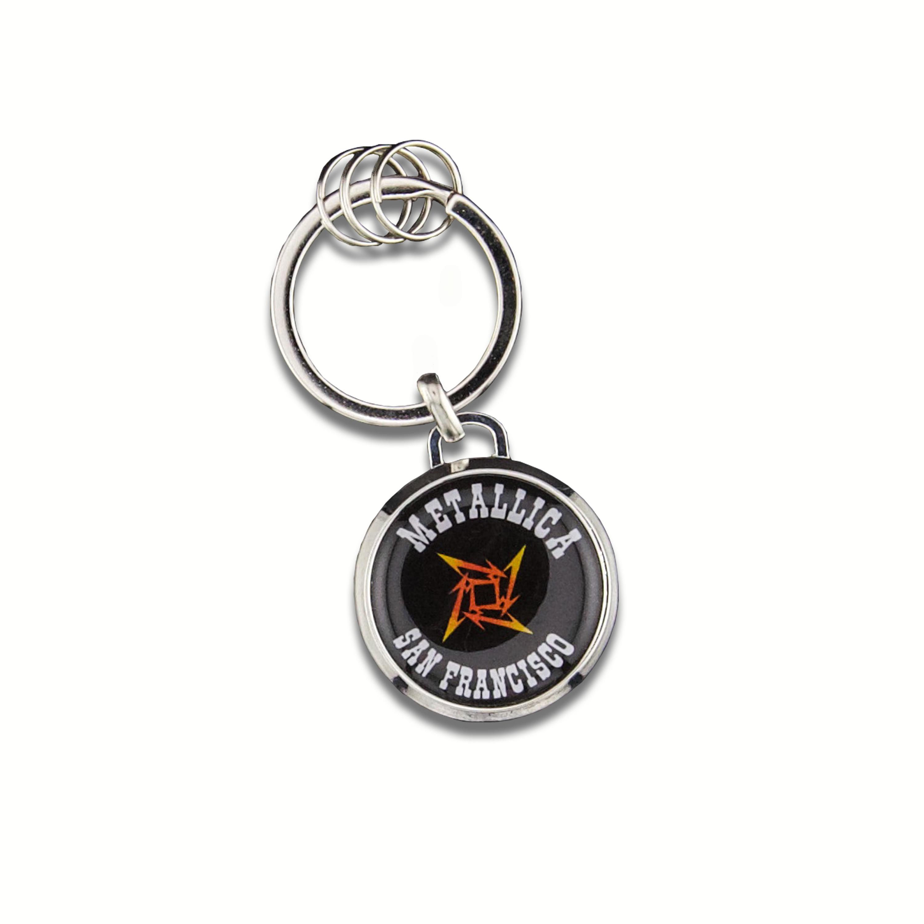 San Francisco Ninja Star Keychain