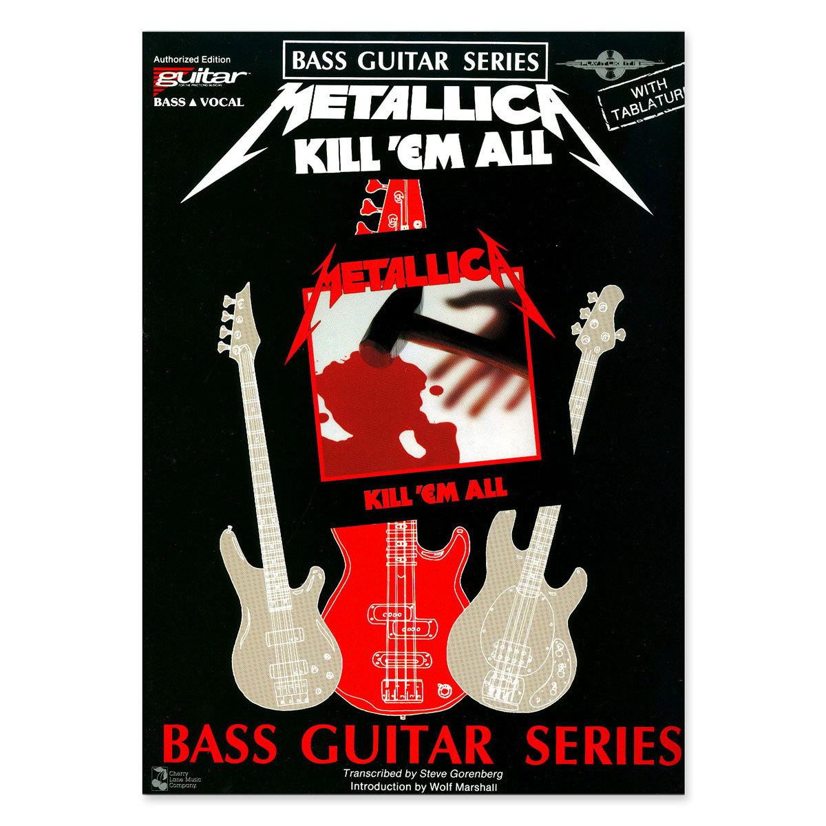 Kill 'Em All - Bass Guitar Tablature Book